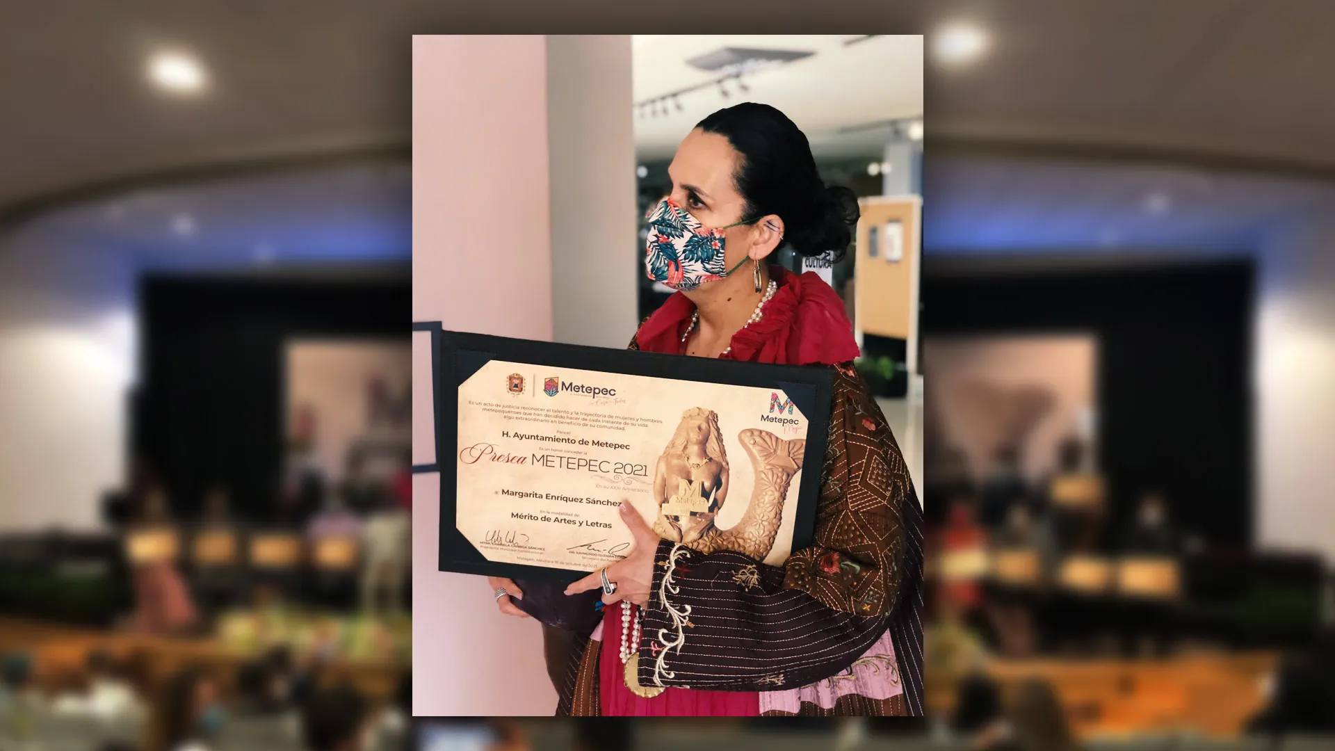 Profesora de PrepaTec gana Presea Metepec 2021