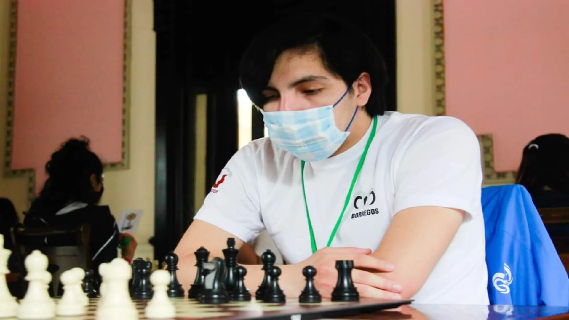 Jerónimo durante una competencia 