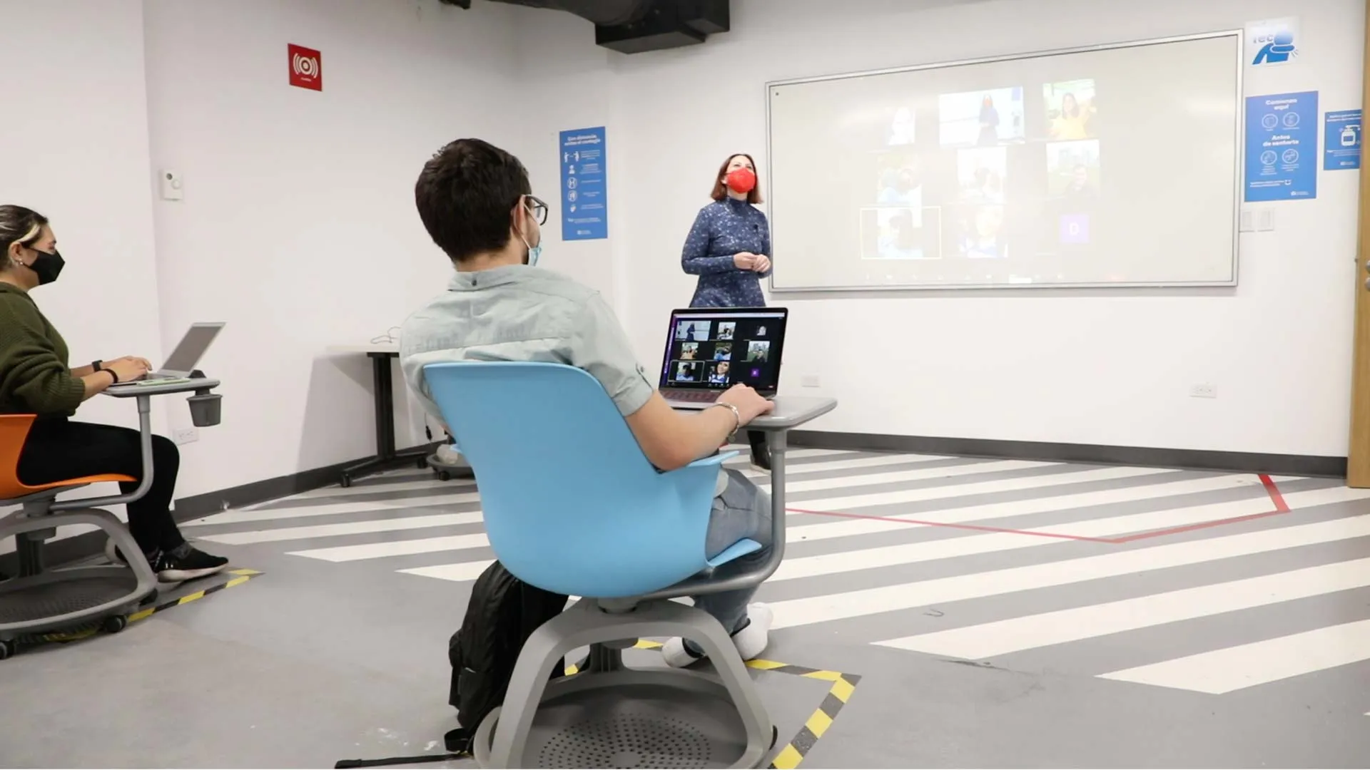 La experiencia de un salón híbrido en el Tec de Monterrey