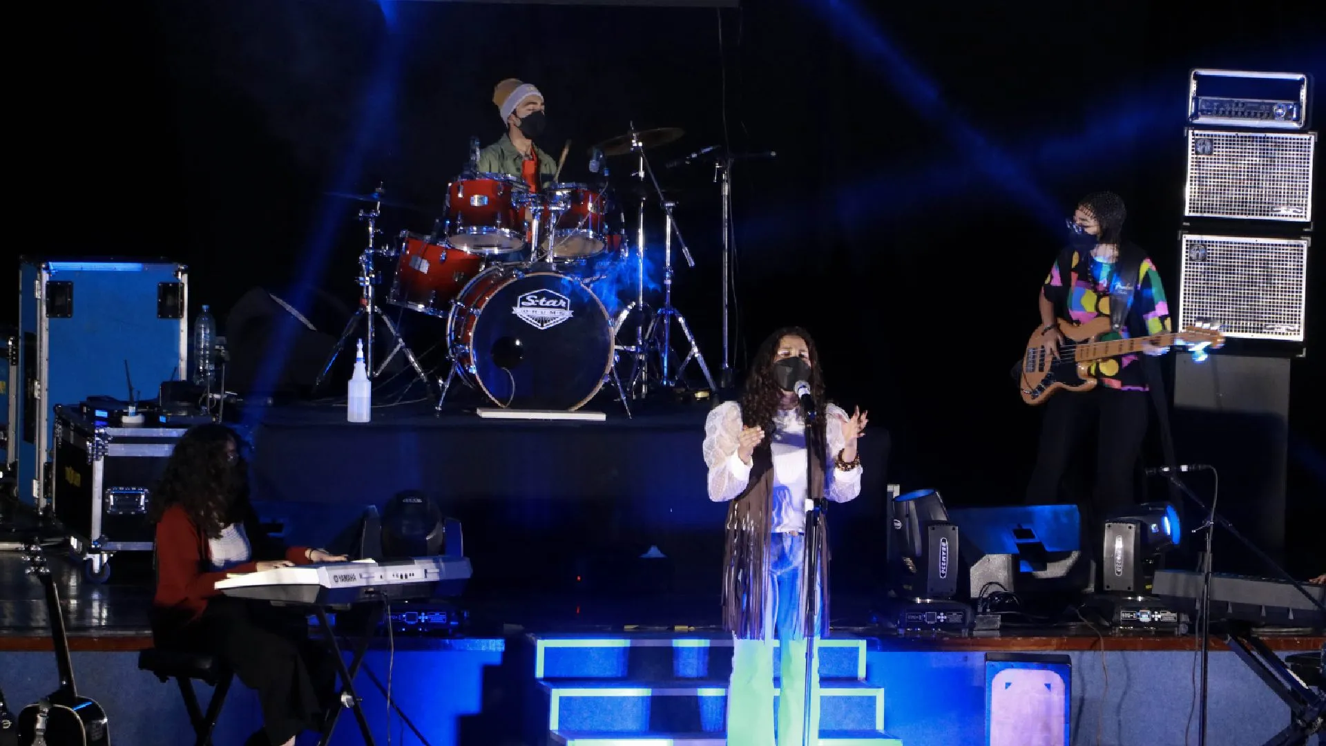 El concierto se llevó a cabo a pesar de las dificultades ocasionadas por la pandemia.