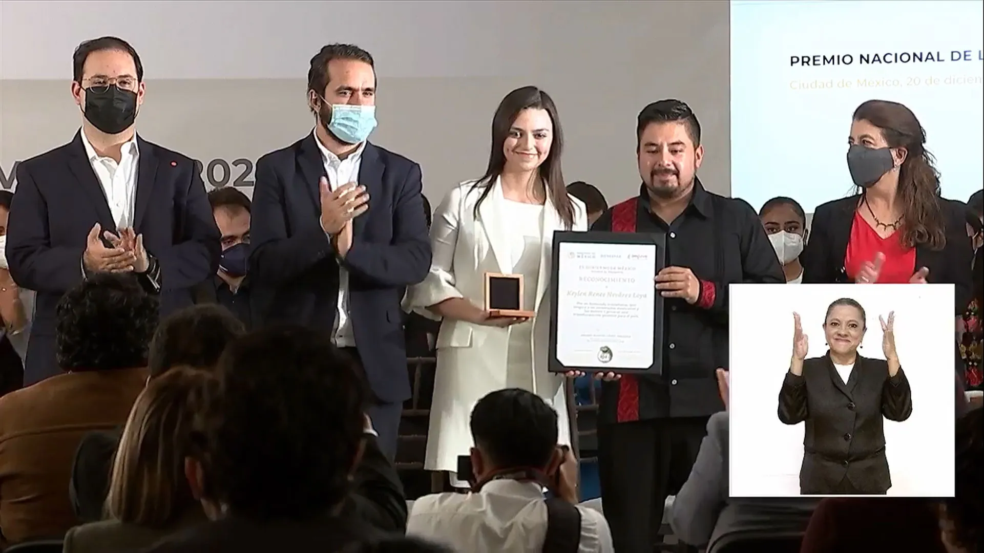 Keylen recibió el reconocimiento el pasado diciembre