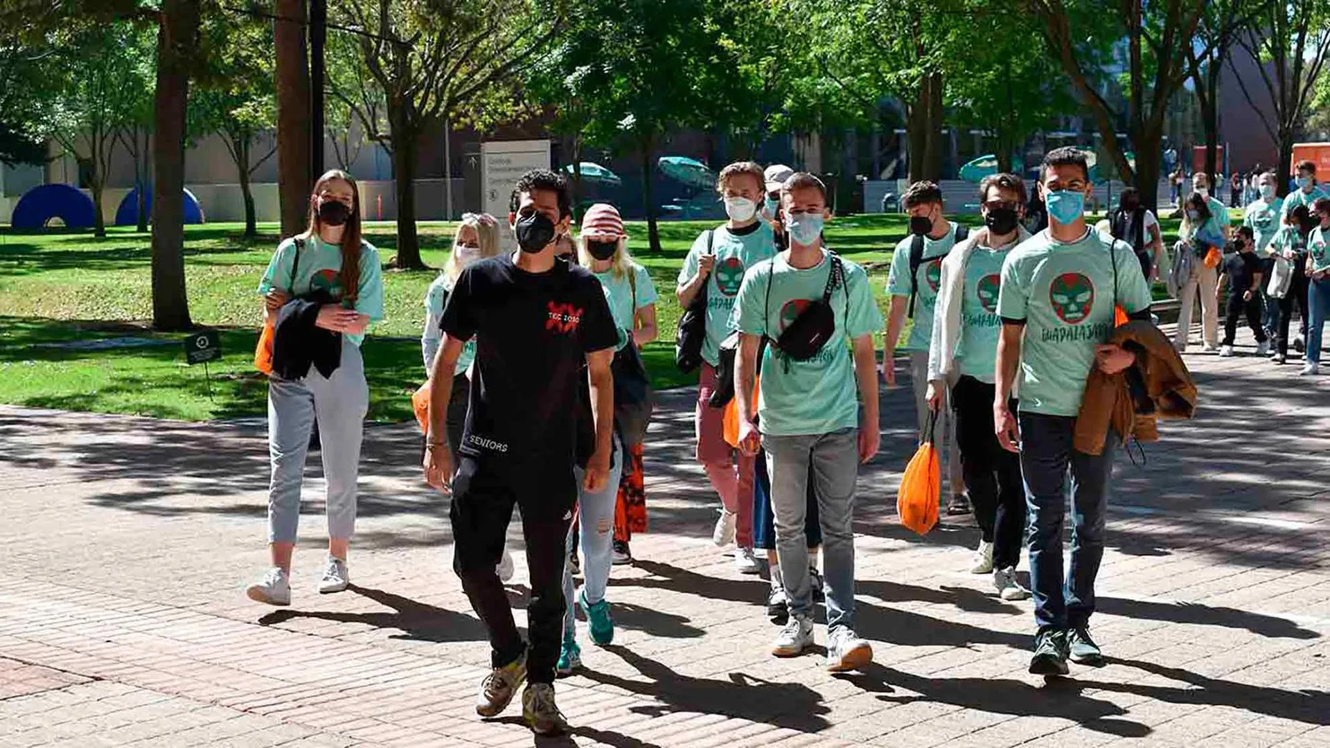 Bienvenida de estudiantes extranjeros al Tec Guadalajara.
