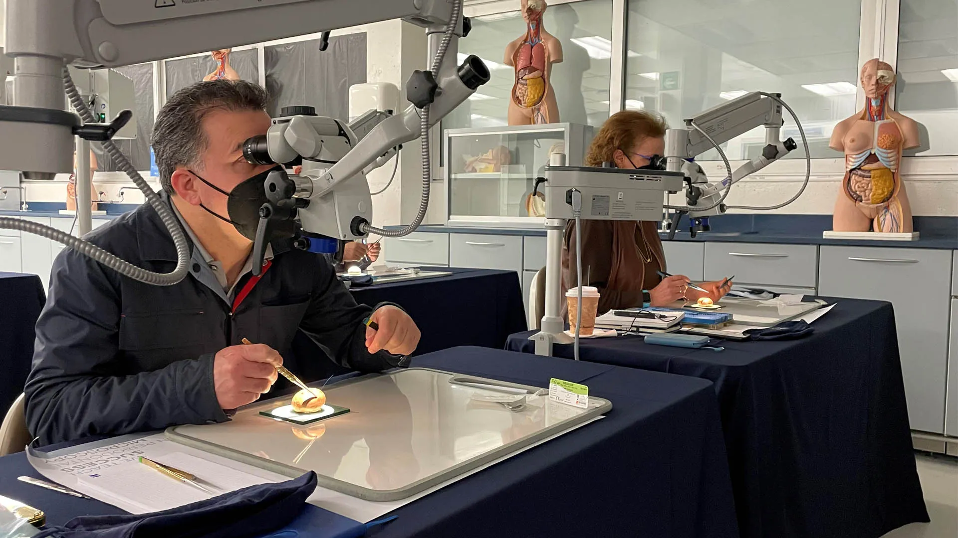 El curso de microcirugía dental fue impartido por Rino Burkhardt.