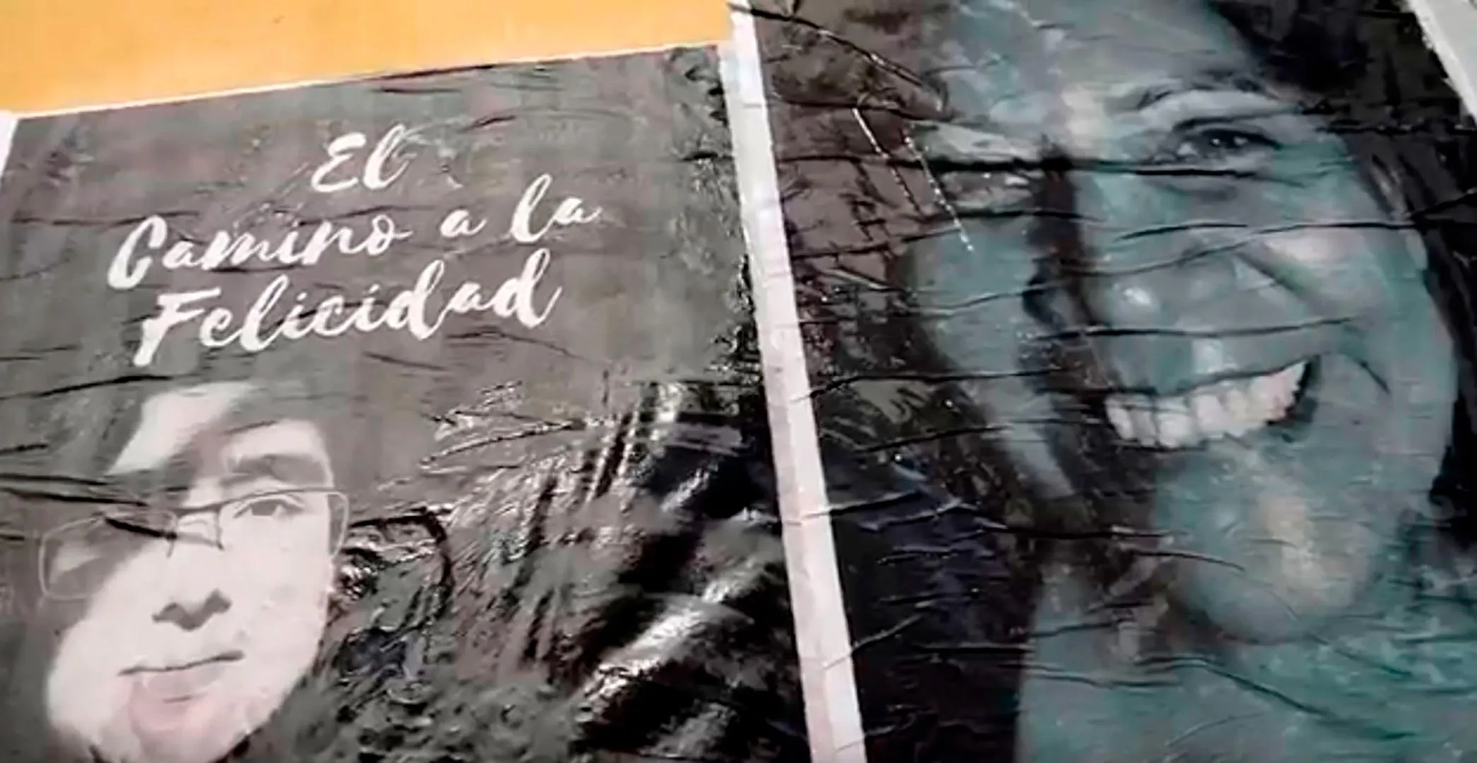 Jornadas de Feminismo intervienen muro para mostrar historias de mujeres.