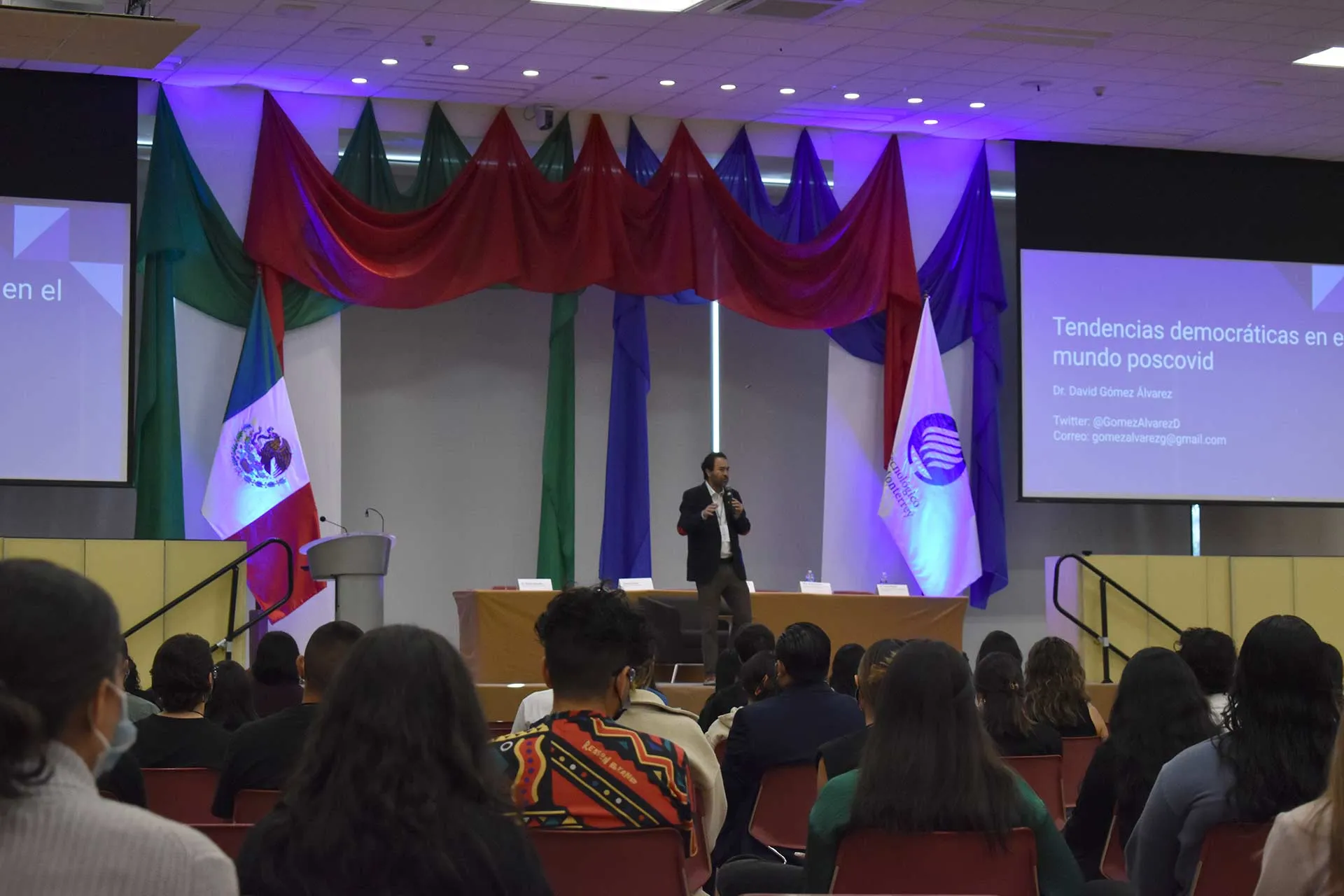 Congreso de Relaciones Internacionales del Tec Guadalajara reflexionó sobre el tema de los retos globales de la democracia. 