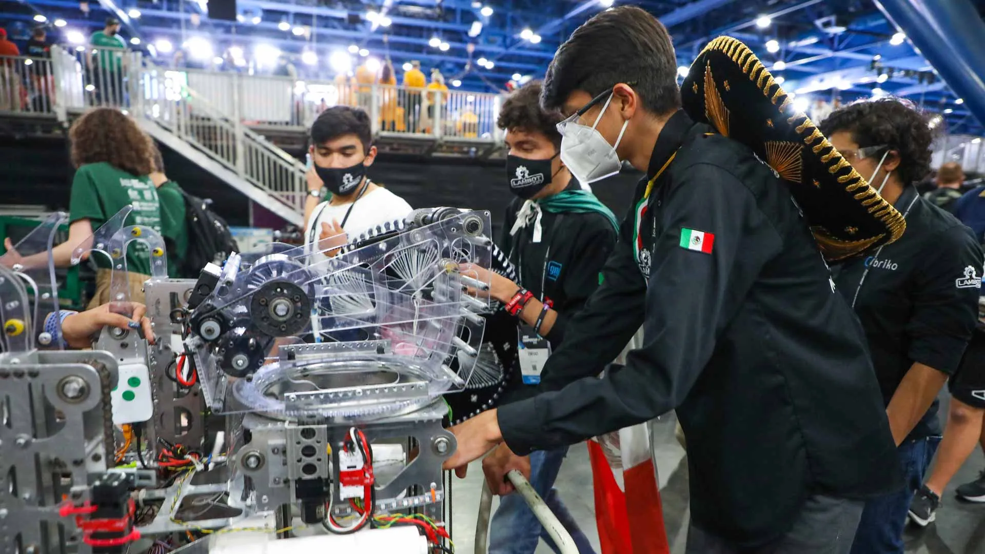Competitive! Mexicans stand out at the 2022 FIRST Robotics Competition