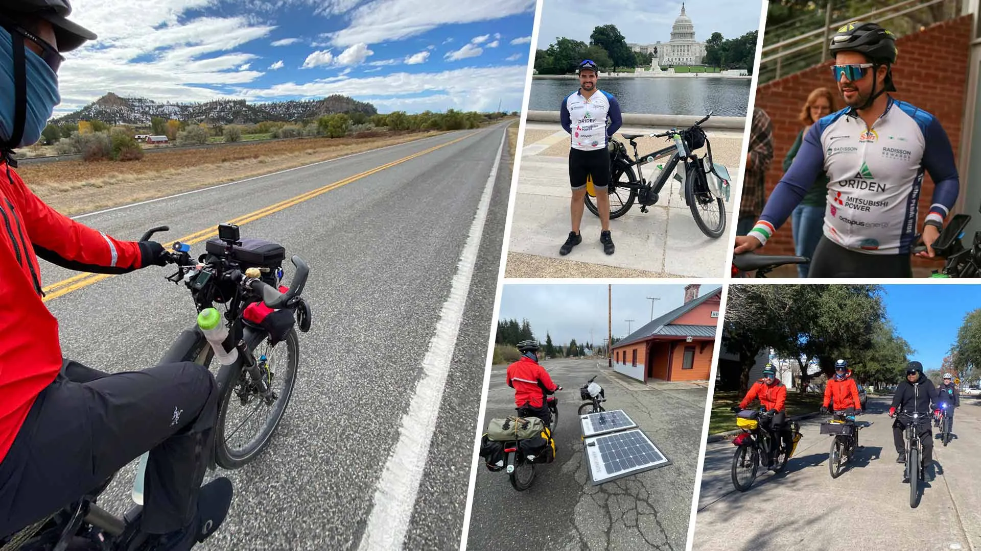 El activista mexicano Luis Fourzán participó en The SunPedal Ride y cruzó Estados Unidos en una bicicleta eléctrica.