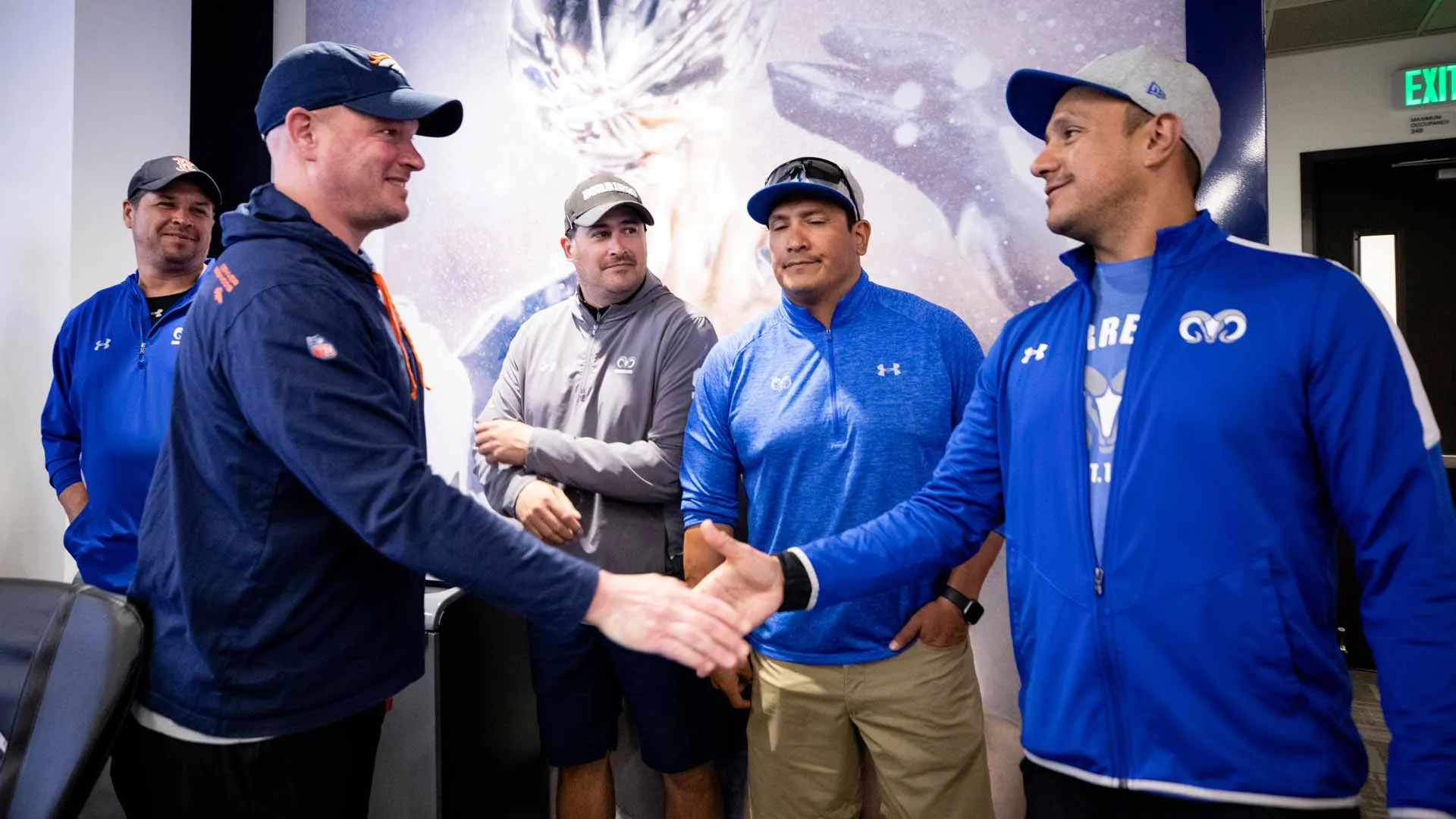 Touchdown! Borregos coaches train with Denver Broncos