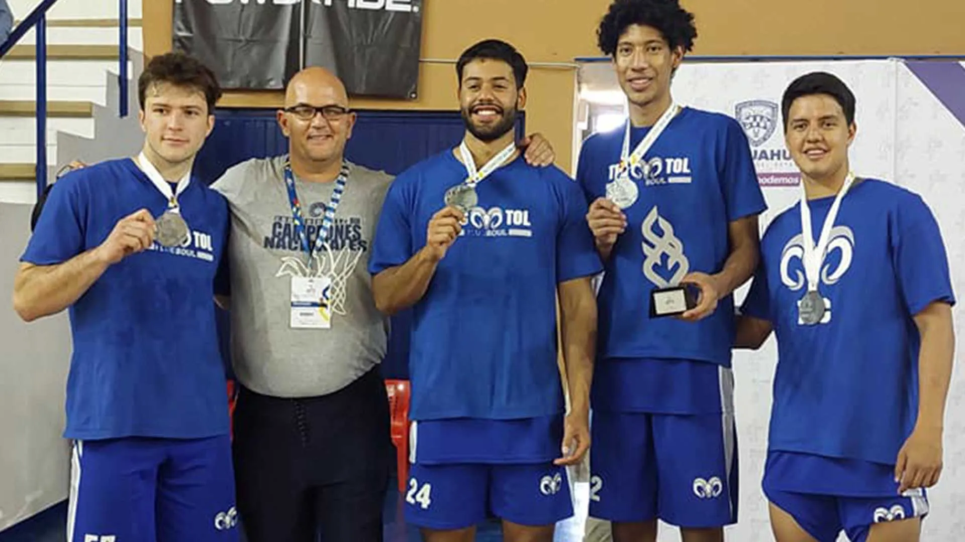 Borregos básquetbol ganan medalla de plata en la Universiada Nacional 2022