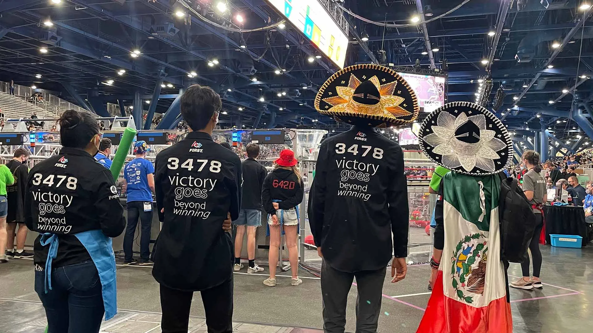 Equipo de LAMBOT en el mundial de robótica FIRST