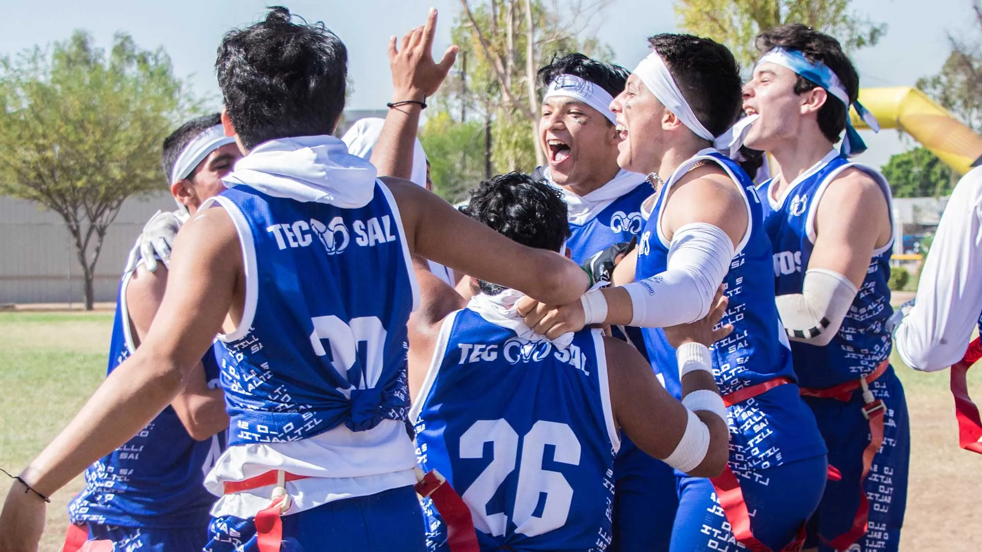 Equipo varonil Flag football campeón CONADEIP 2022