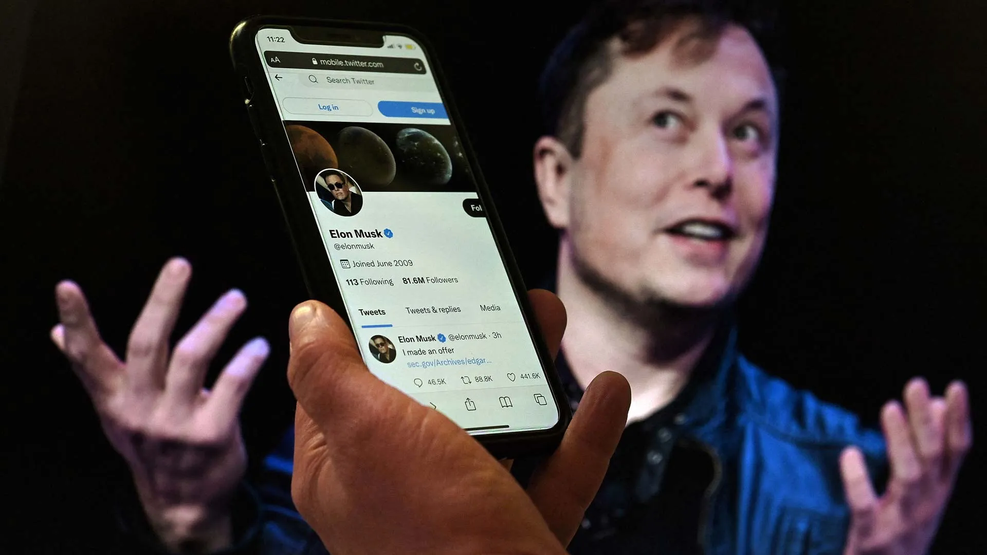 Elon Musk anunció la compra de la red social de Twitter