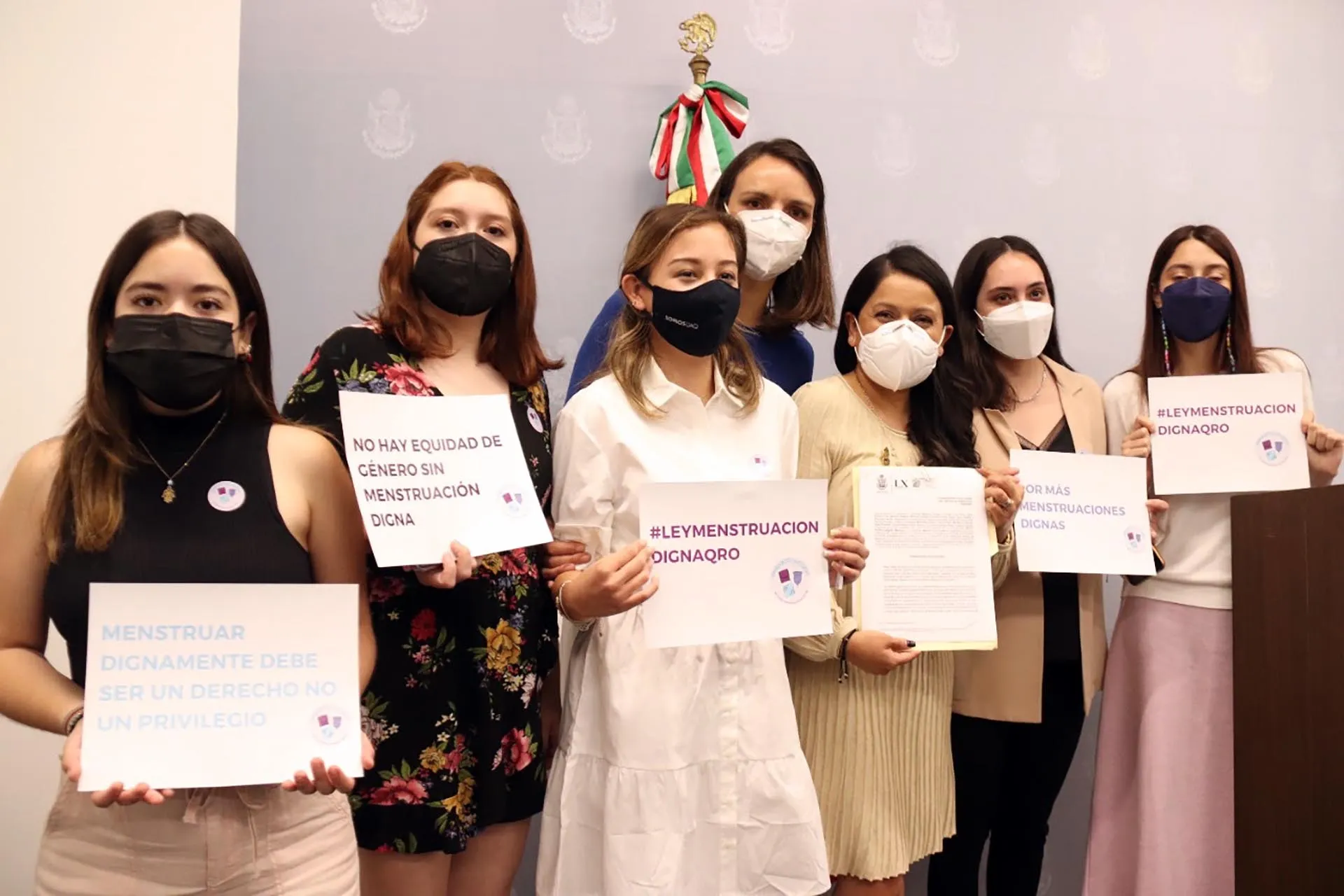 Alumnas Tec reforman ley a favor de la menstruación digna