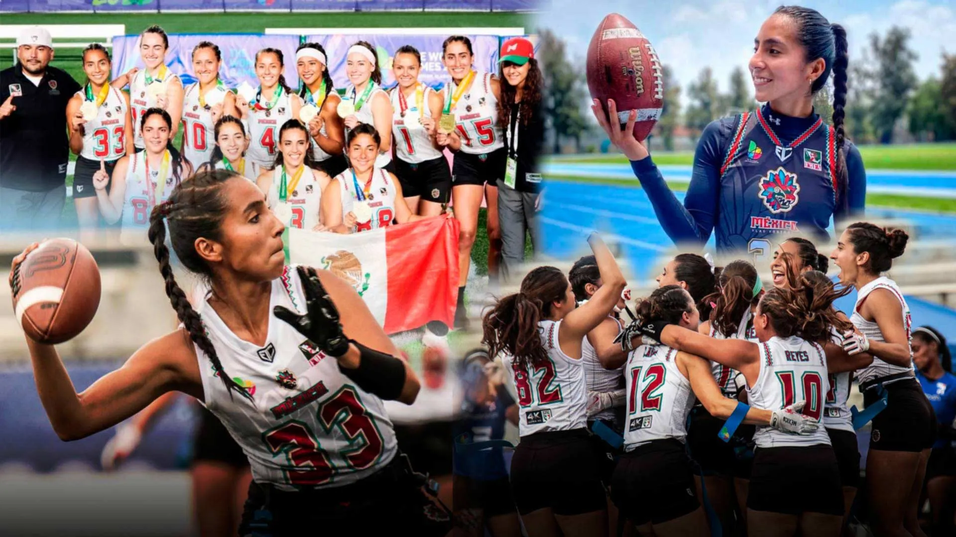 ¡De oro! Jugadora de Borregos conduce a México a cima de tocho bandera