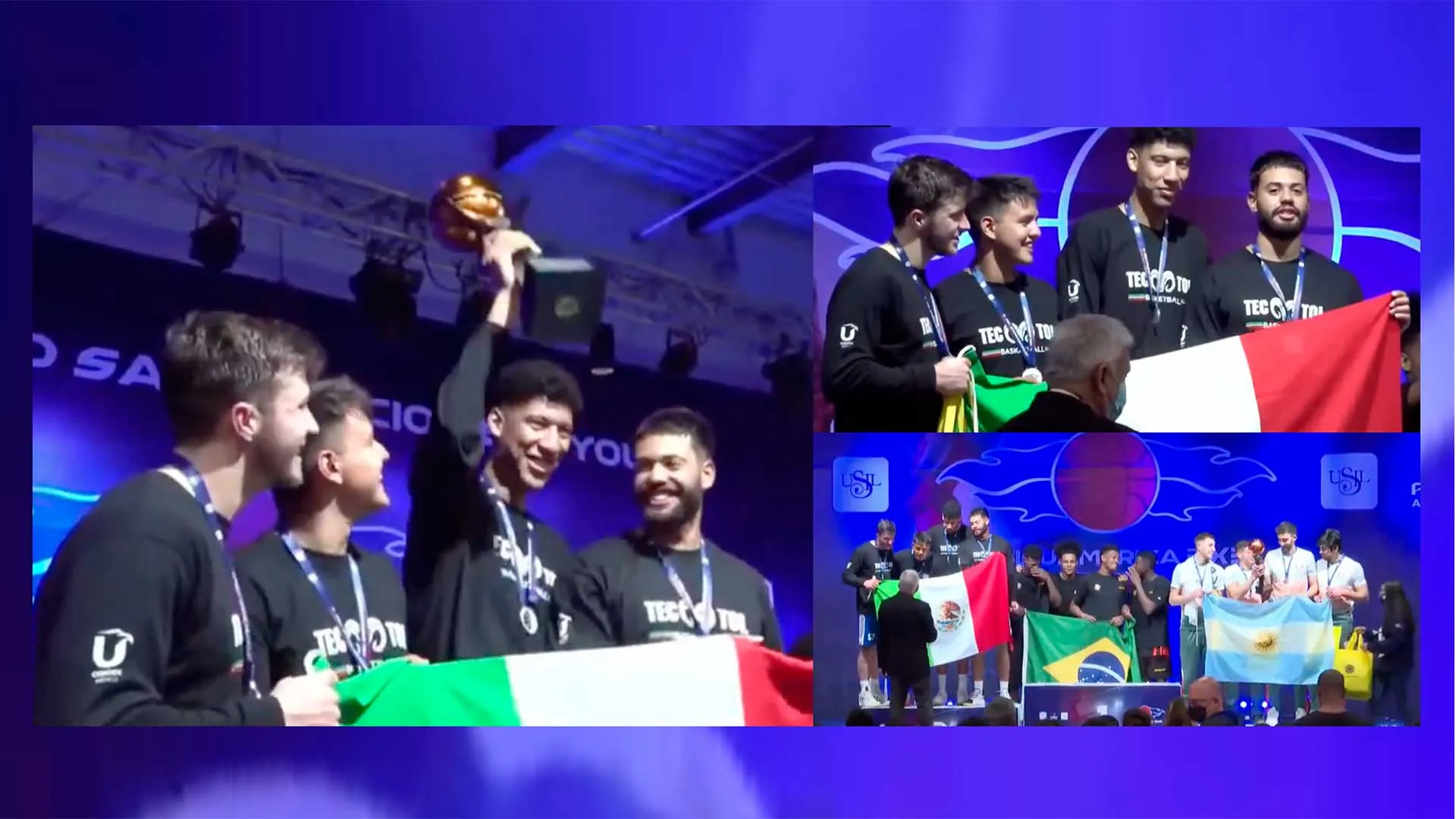 Estudiantes de Tec campus Toluca ganan medalla de plata en torneo internacional de básquetbol 3x3