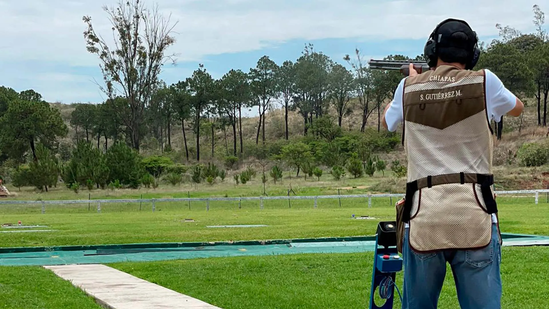 Sergio Gutiérrez, representante chiapaneco de tiro deportivo