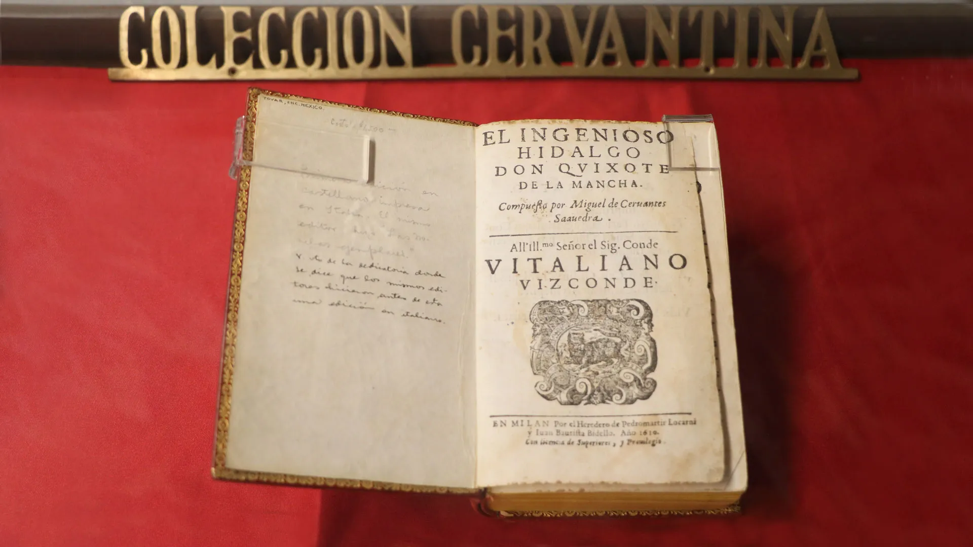 Biblioteca Cervantina, un acervo cultural e histórico de todos