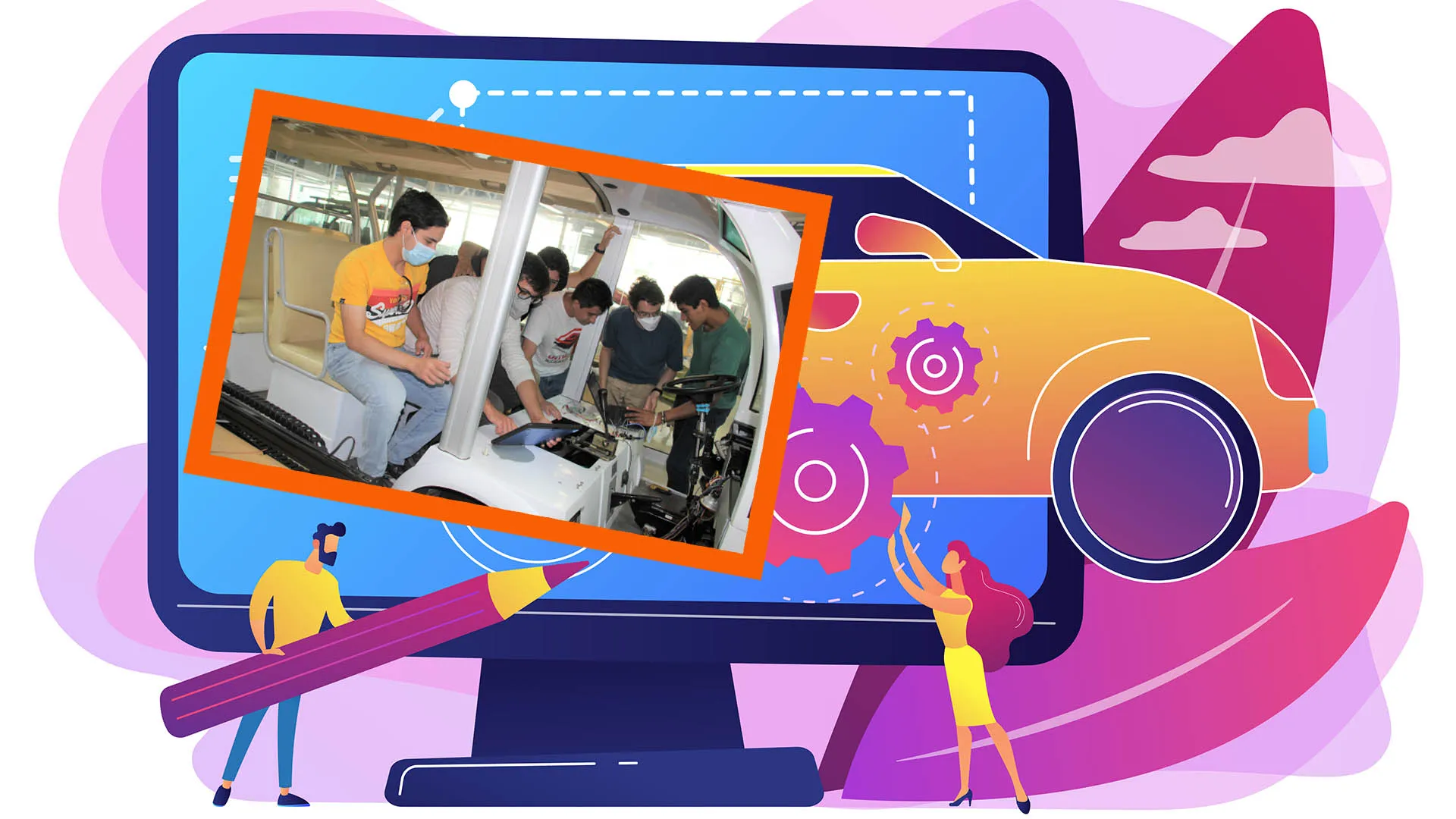 El reto de los alumnos de campus MTY: crear un carro autónomo