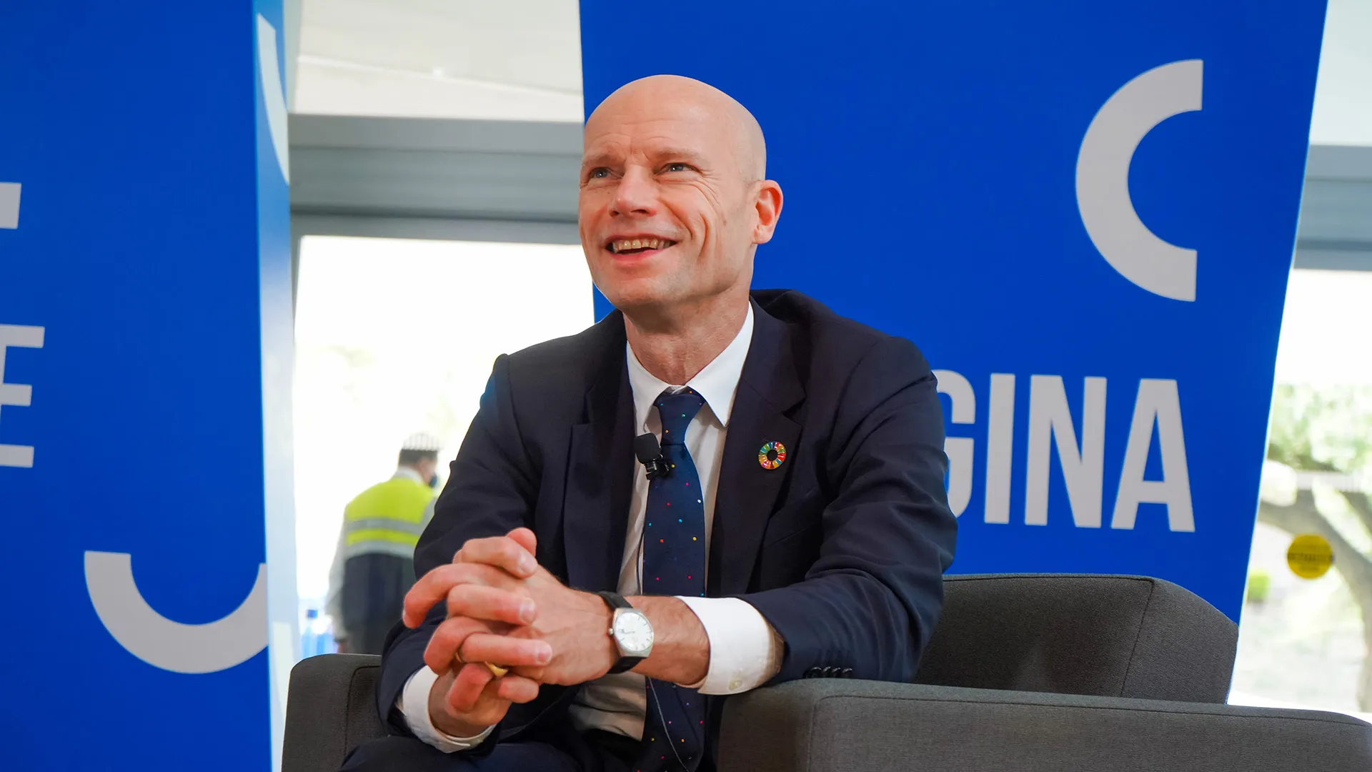 Henk Ovink charló con comunidad Tec en el conversatorio "Diálogos de Impacto: Re Imagina el Futuro del Agua en Nuevo León" en campus Monterrey