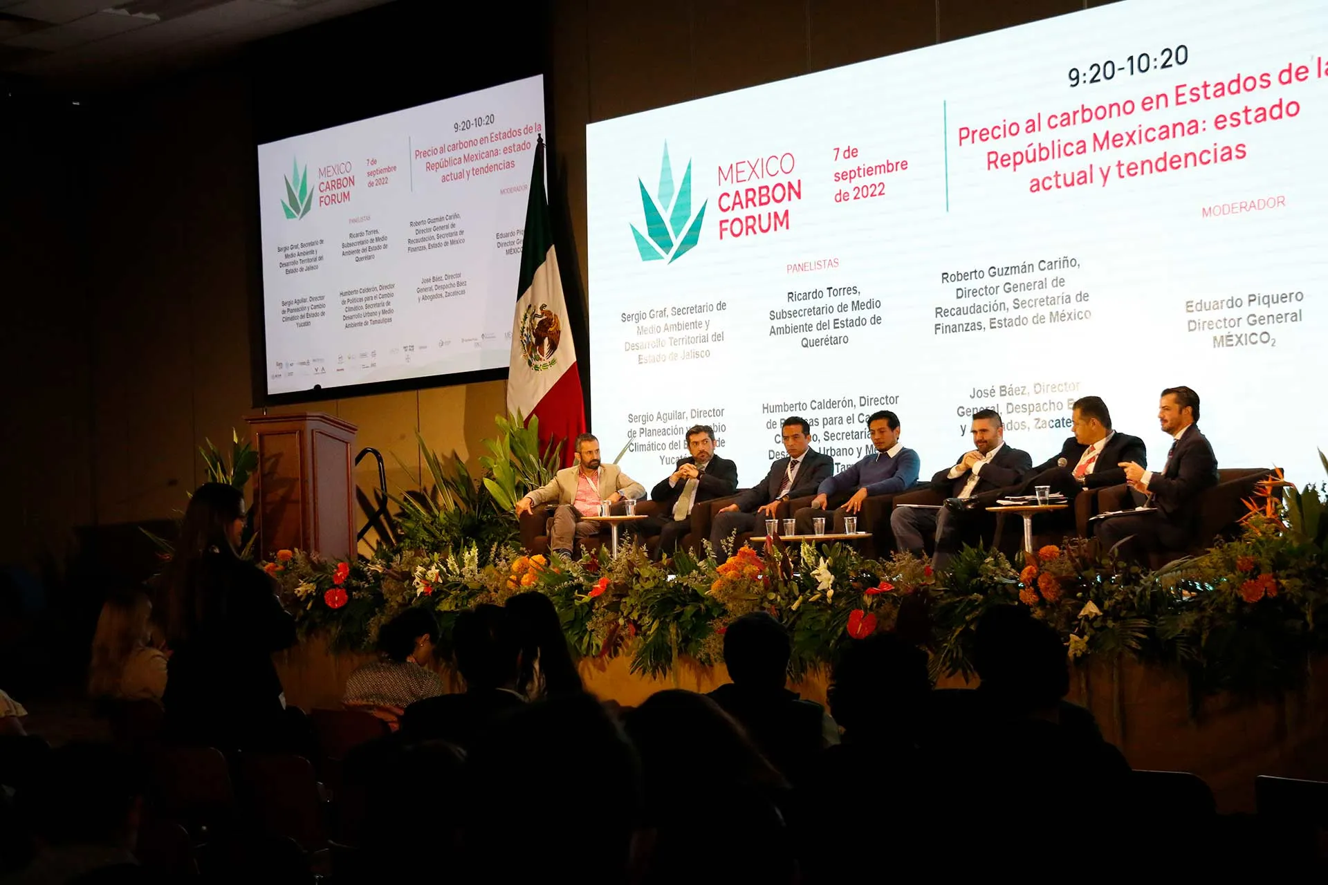 Mexico Carbon Forum, encuentro sobre huella de carbono con 500 especialistas en cambio climático. 