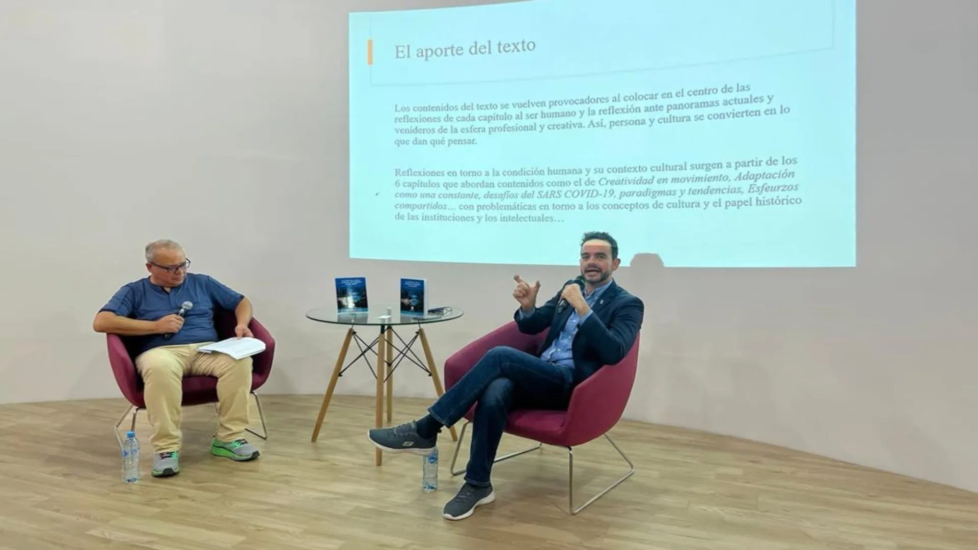 Andrés Barradas buscó un término acorde a los nuevos tiempos para temas de arte y creatividad.