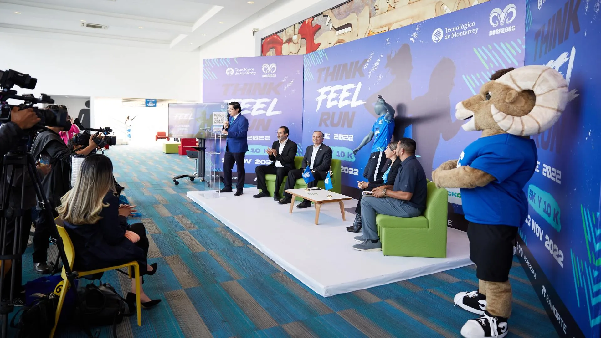 La invitación a correr en Think Feel Run es para toda la comunidad de la ciudad de Puebla.