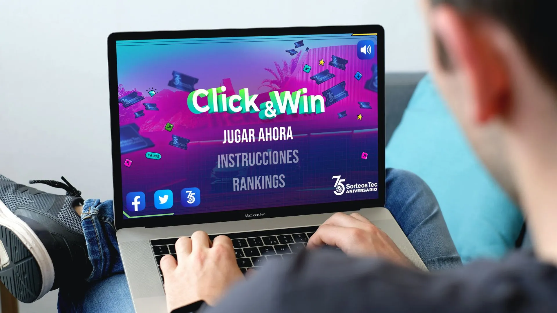 Click & Win juego de Sorteos Tec
