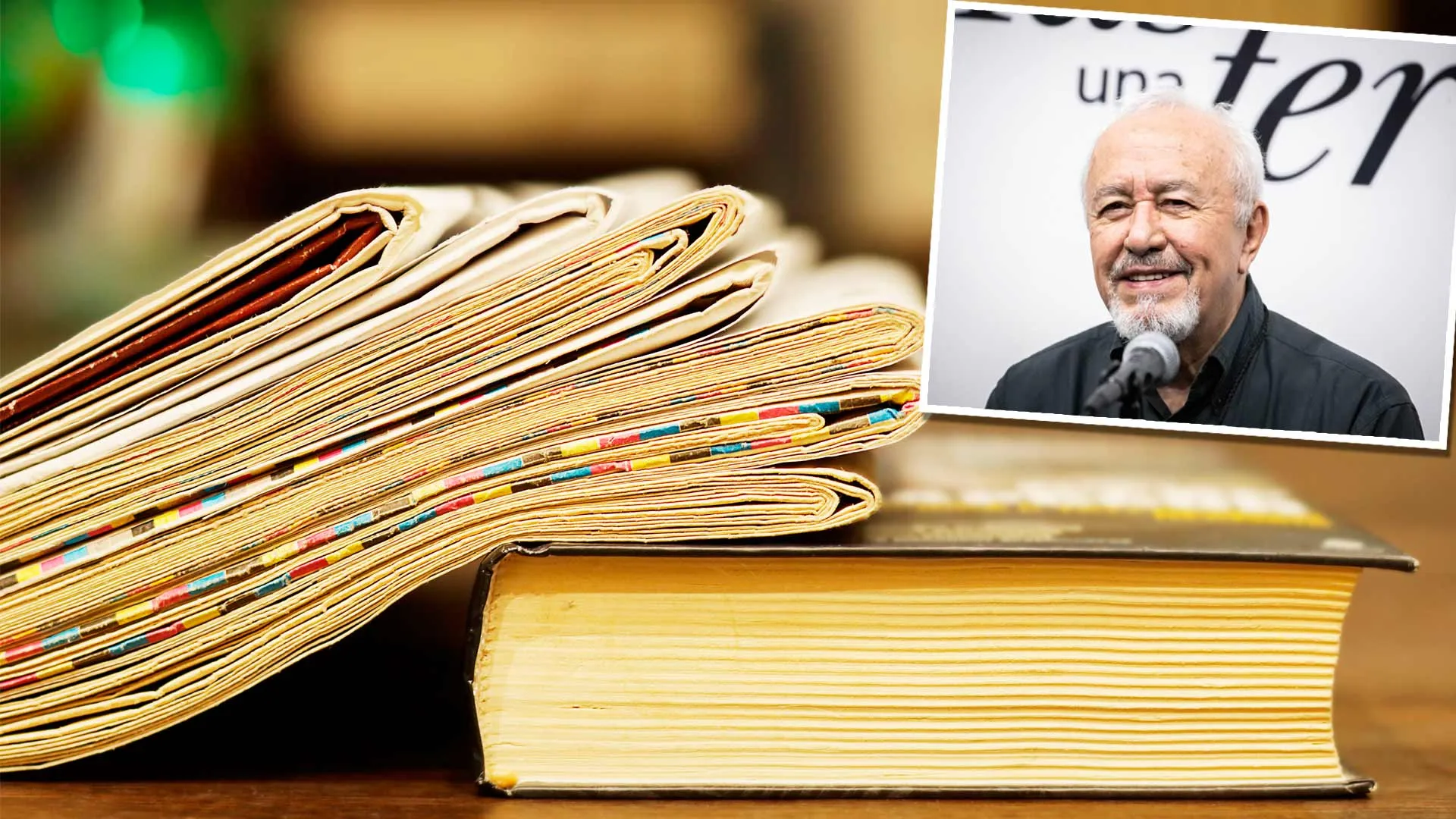 El periodista y ensayista Humberto Musacchio fue homenajeado en la FIL Mty 2022.