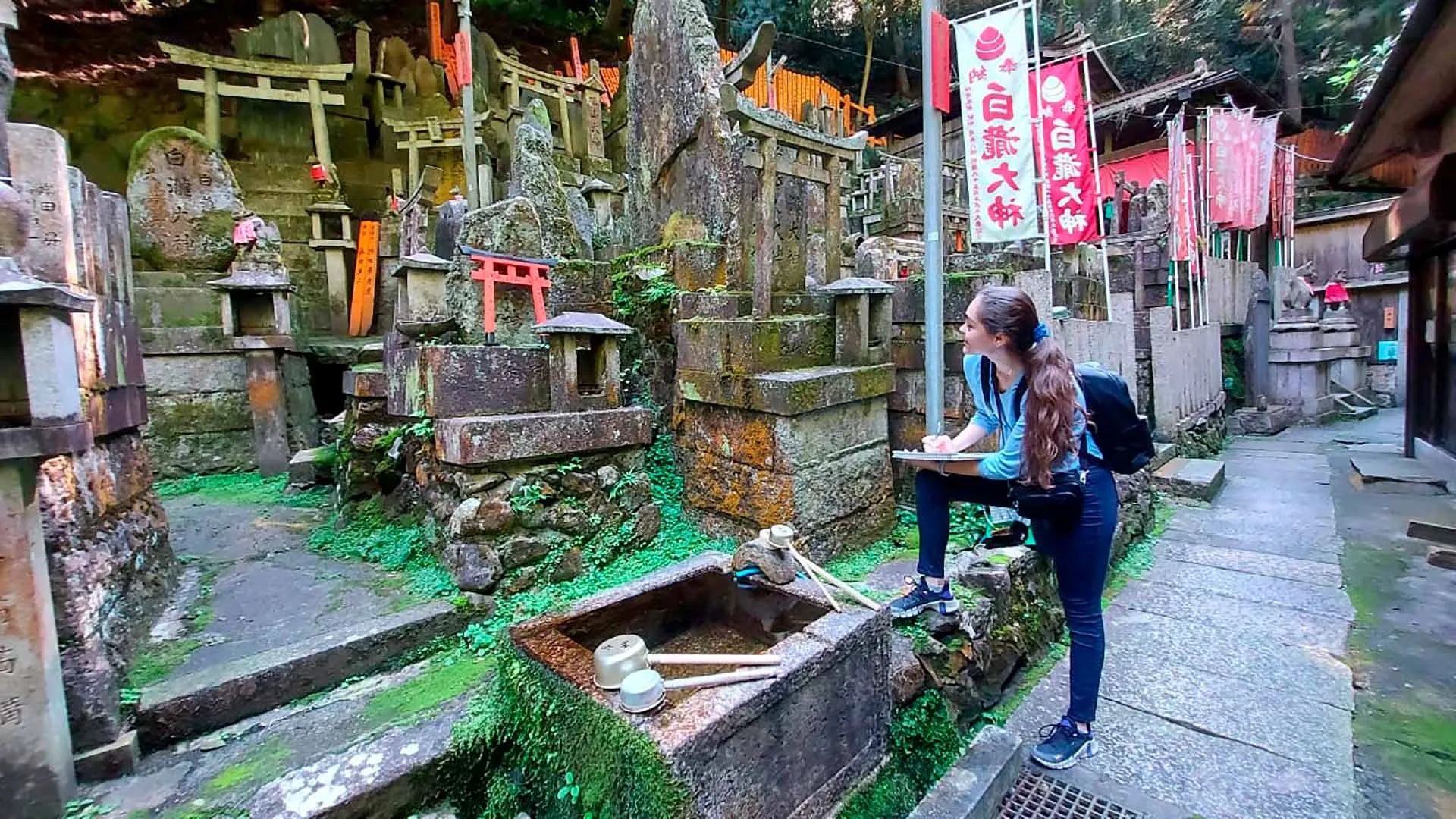 Alumnos de Tec Guadalajara plasman cultura japonesa en arte visual.