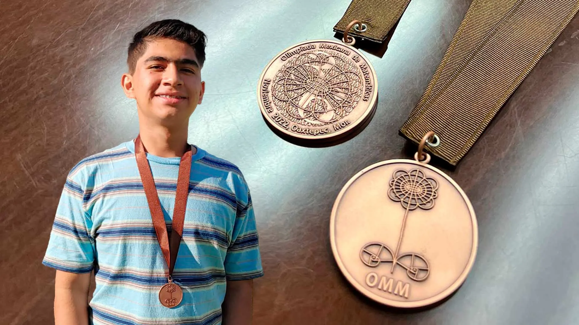 Miguel Yared Valenzuela ganó medalla de bronce en Olimpiada Mexicana de Matemáticas