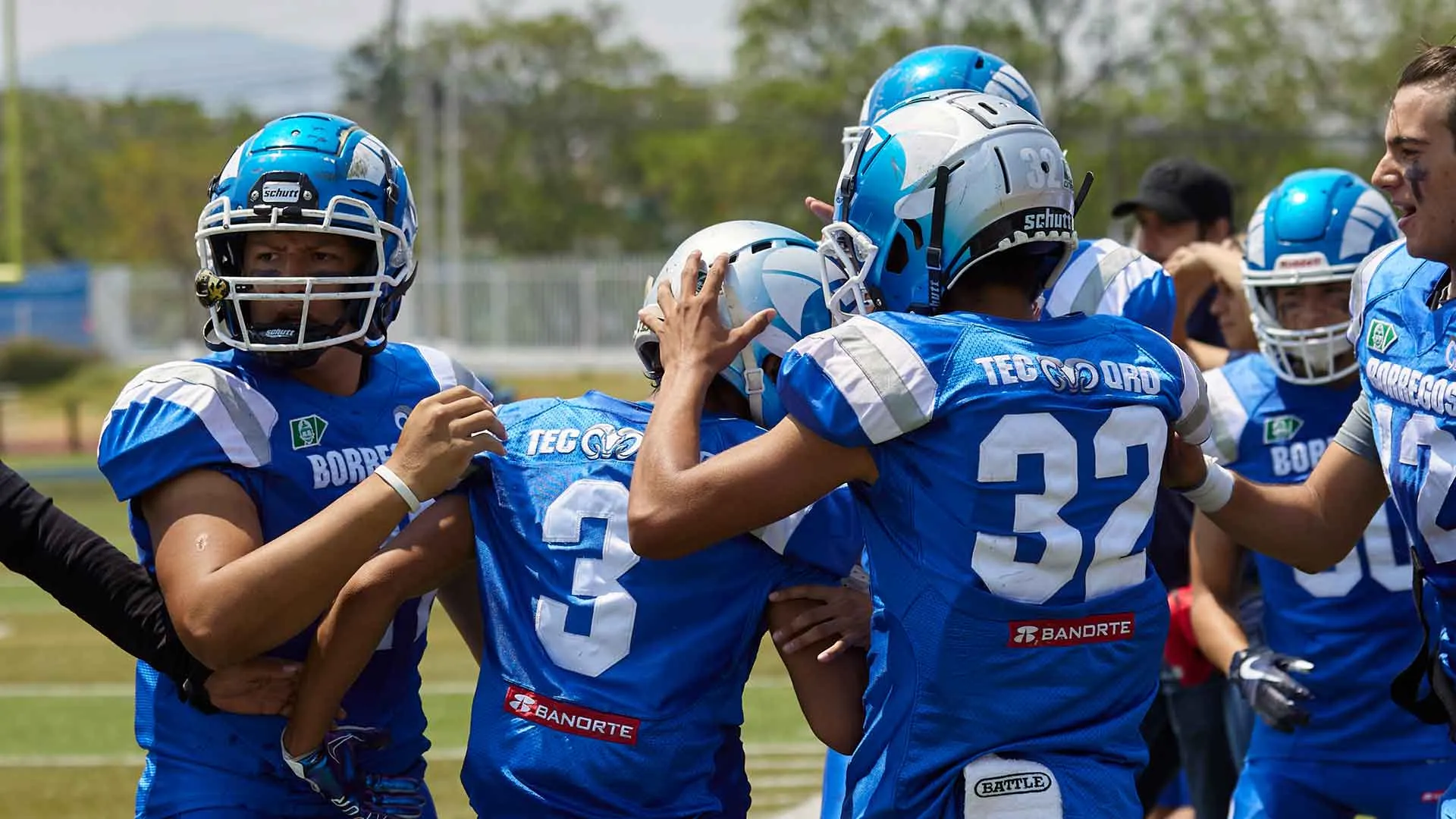 Borregos Querétaro jugando un partido