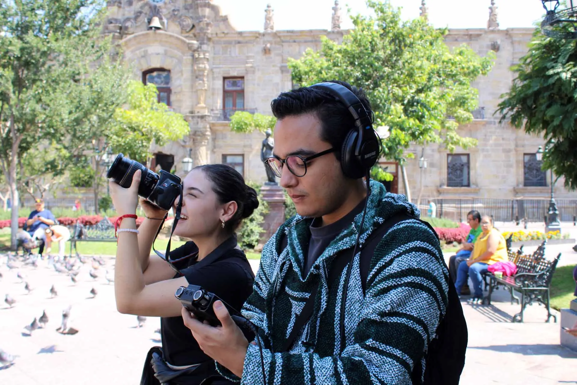 Alumnos del Tec Guadalajara creron paisajes con foto urbana.