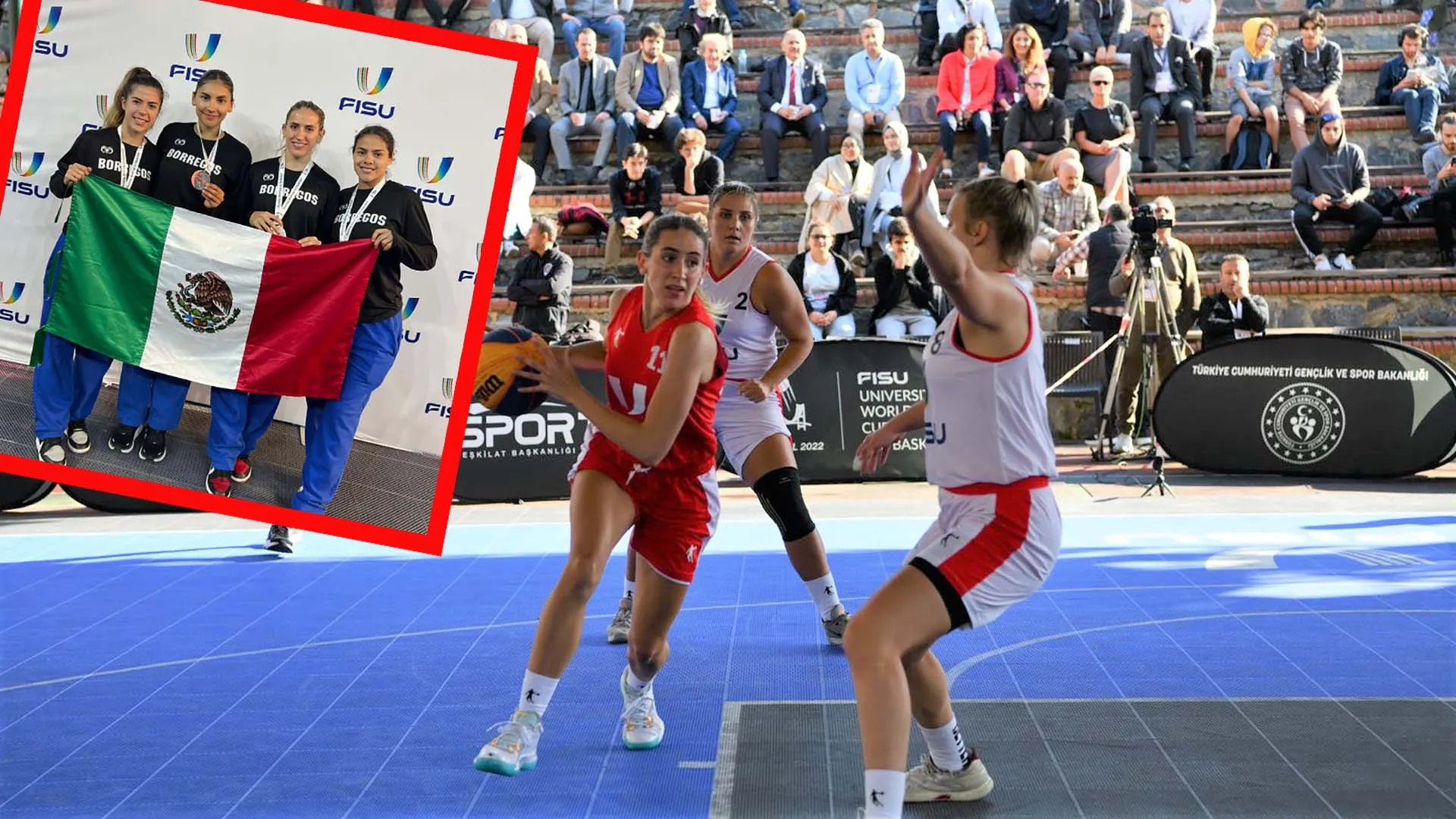 Borregos MTY Femenil ganan la plata mundial en básquet 3x3