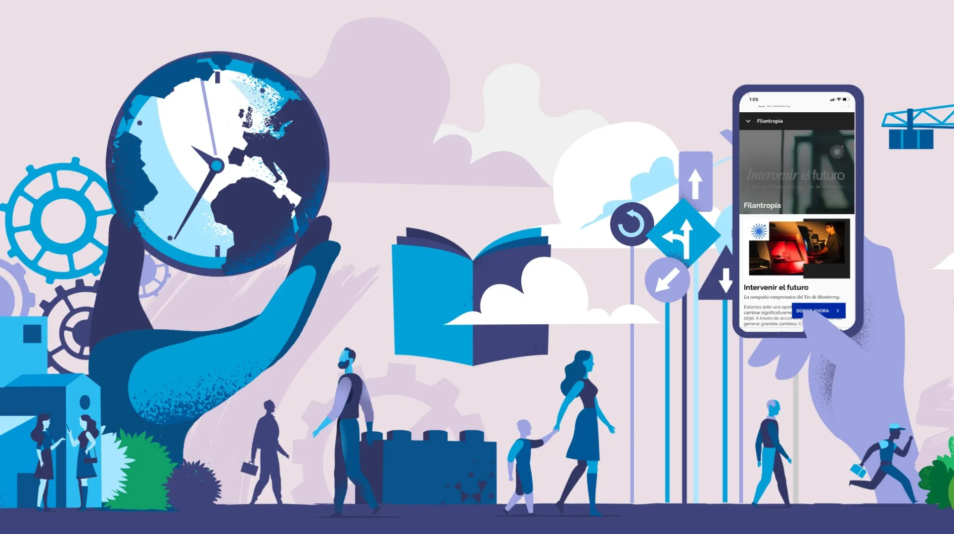 La campaña comprensiva del Tec, Intervenir el Futuro, busca el apoyo de todos los integrantes de la comunidad para sumarse a iniciativas estratégicas de desarrollo