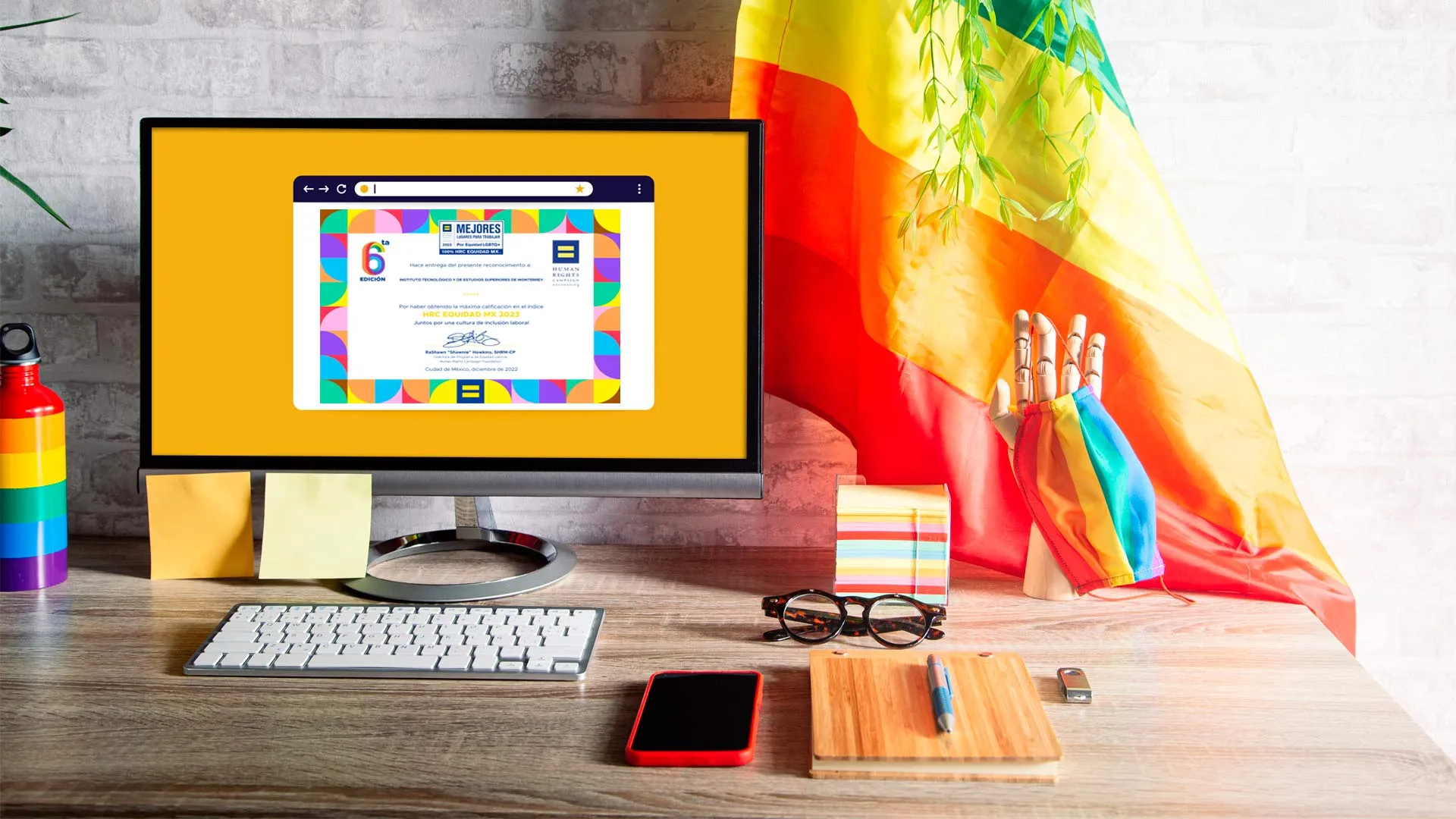 El Tec de Monterrey fue certificado por tercer año consecutivo como uno de los mejores lugares de trabajo para la comunidad LGBTQ+.