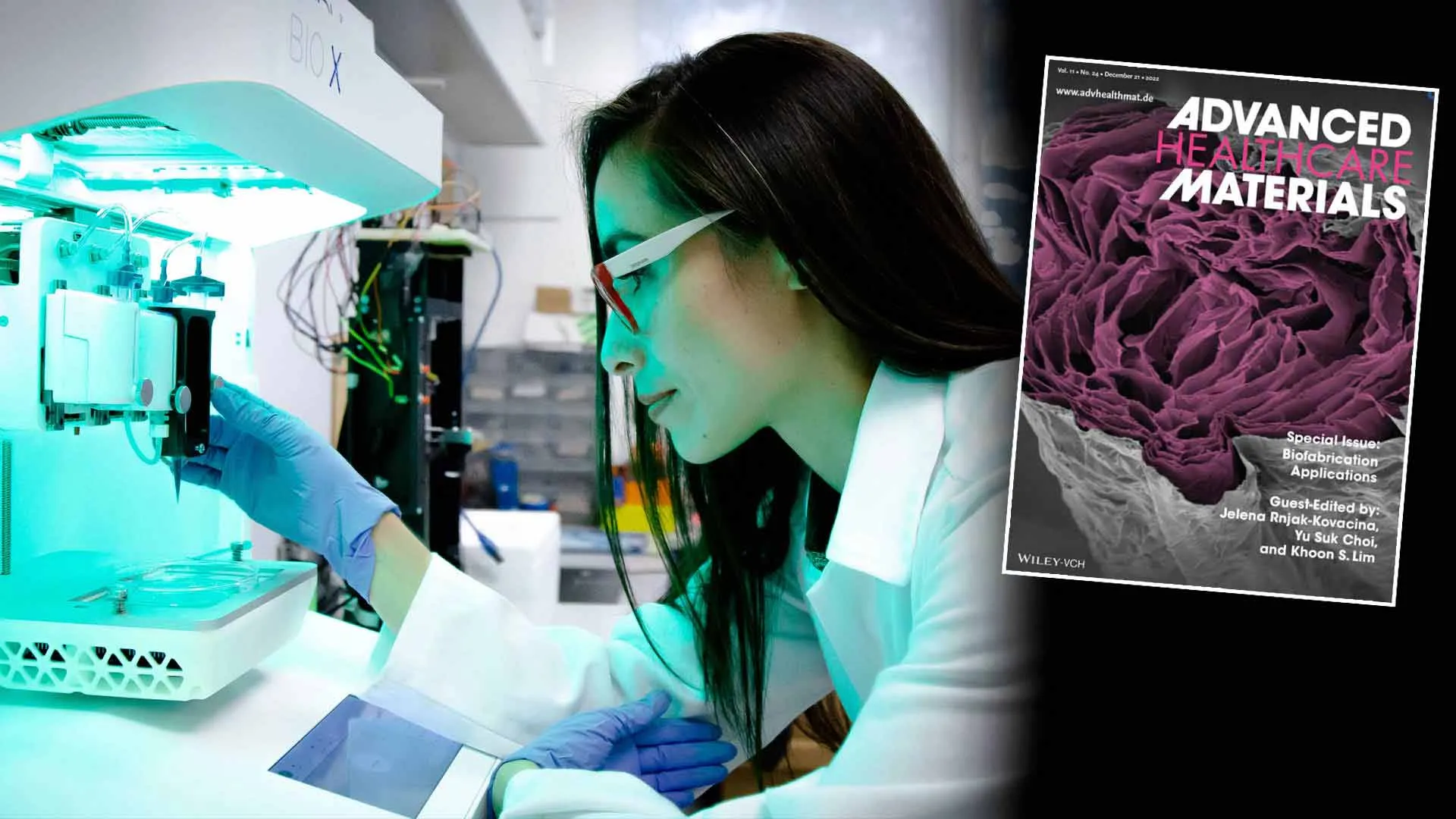 Foto microscópica de científicos Tec, portada de revista internacional