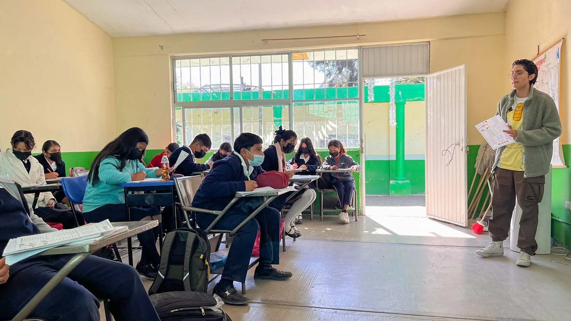 Proyecto social impartido por alumno de PrepaTec 