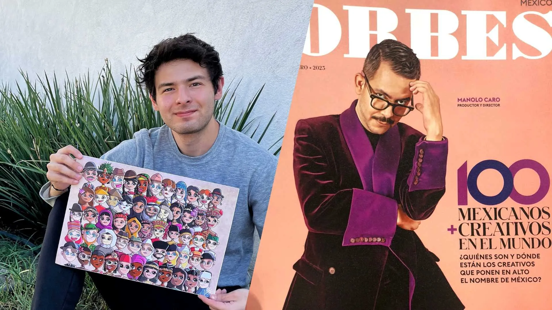 Alex Carrillo, ilustrador EXATEC, entre los 100 mexicanos más creativos del mundo Forbes México 2023