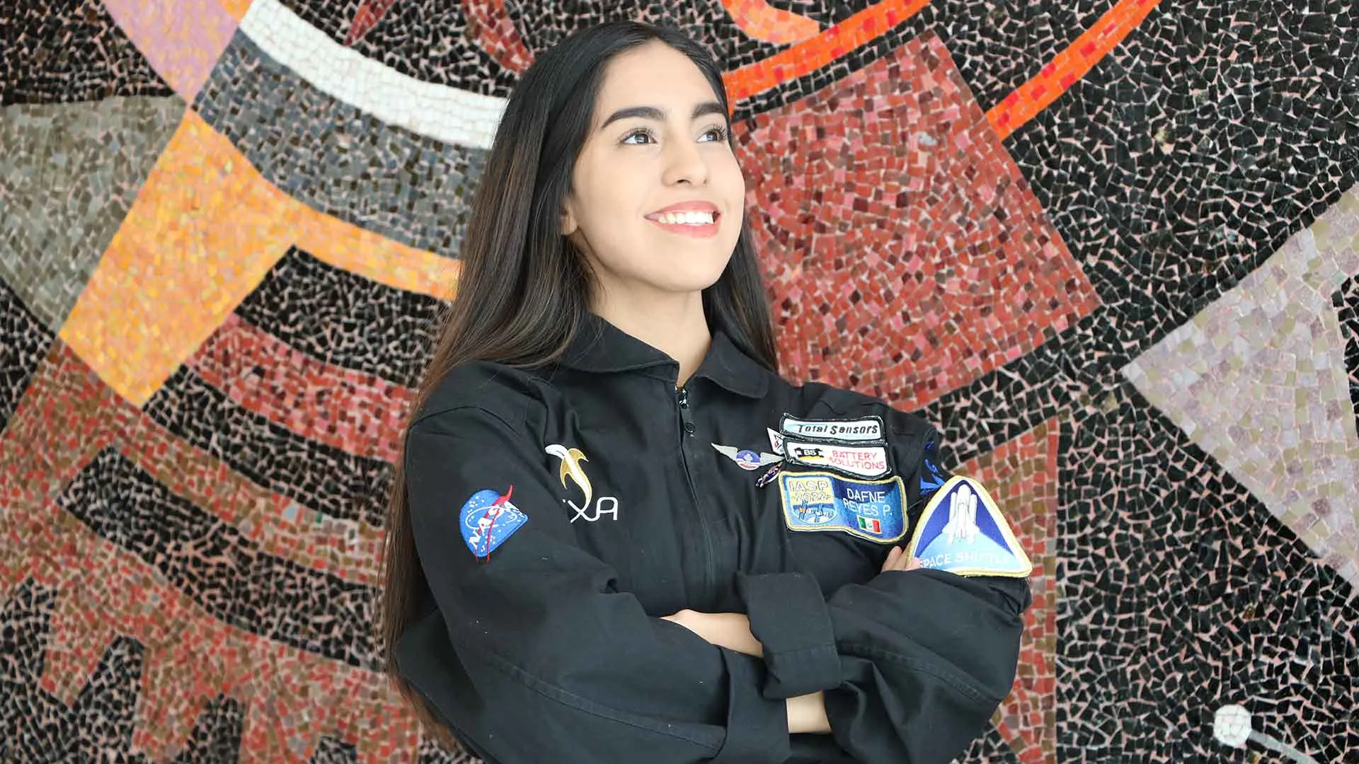 Dafne Reyes alumna del campus Monterrey que viajó al Air and Space Program de la NASA.