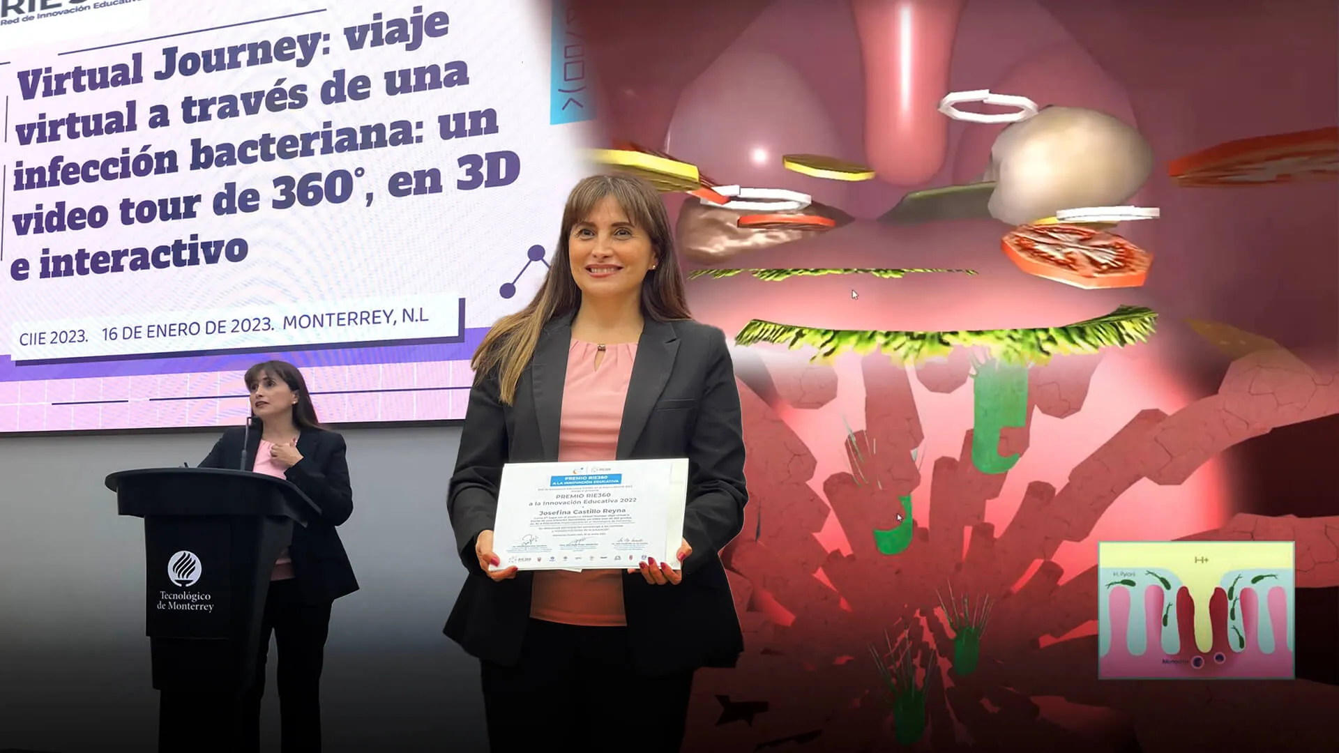 Josefina Castillo, ganadora del premio a la innovación educativa