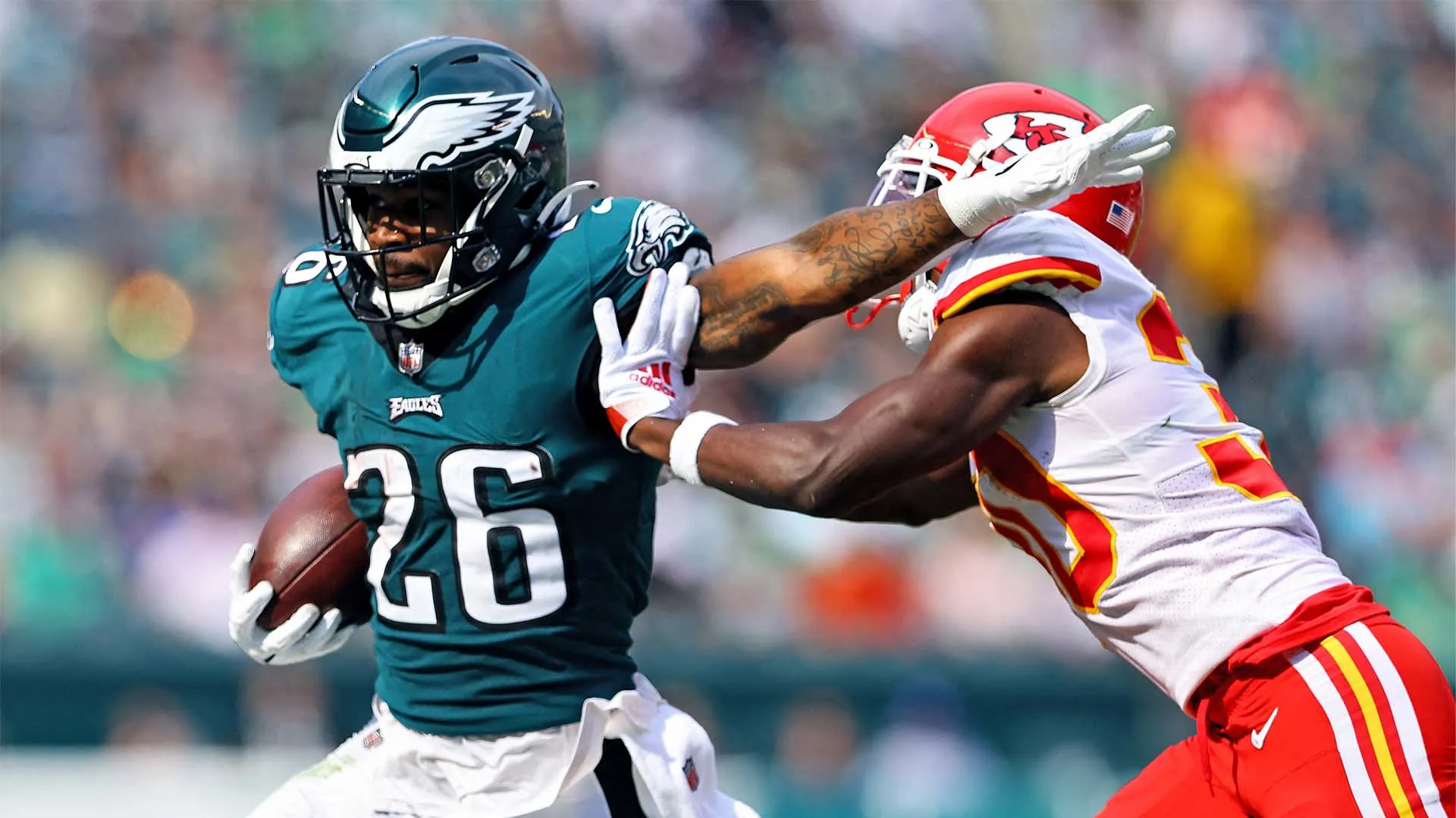 Eagles vs Chiefs en el Super Bowl LVII