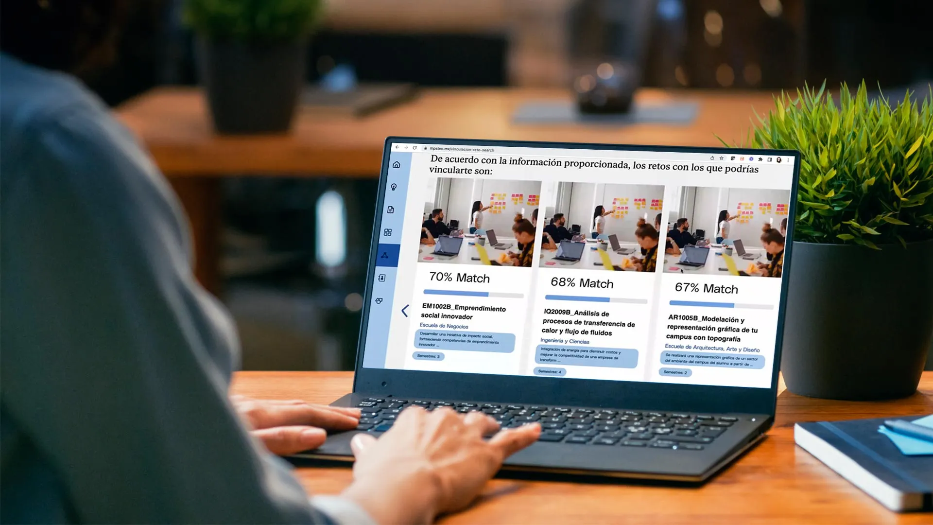 El Market Place de Socios Formadores utiliza inteligencia artificial para generar conexiones entre organizaciones y academia.
