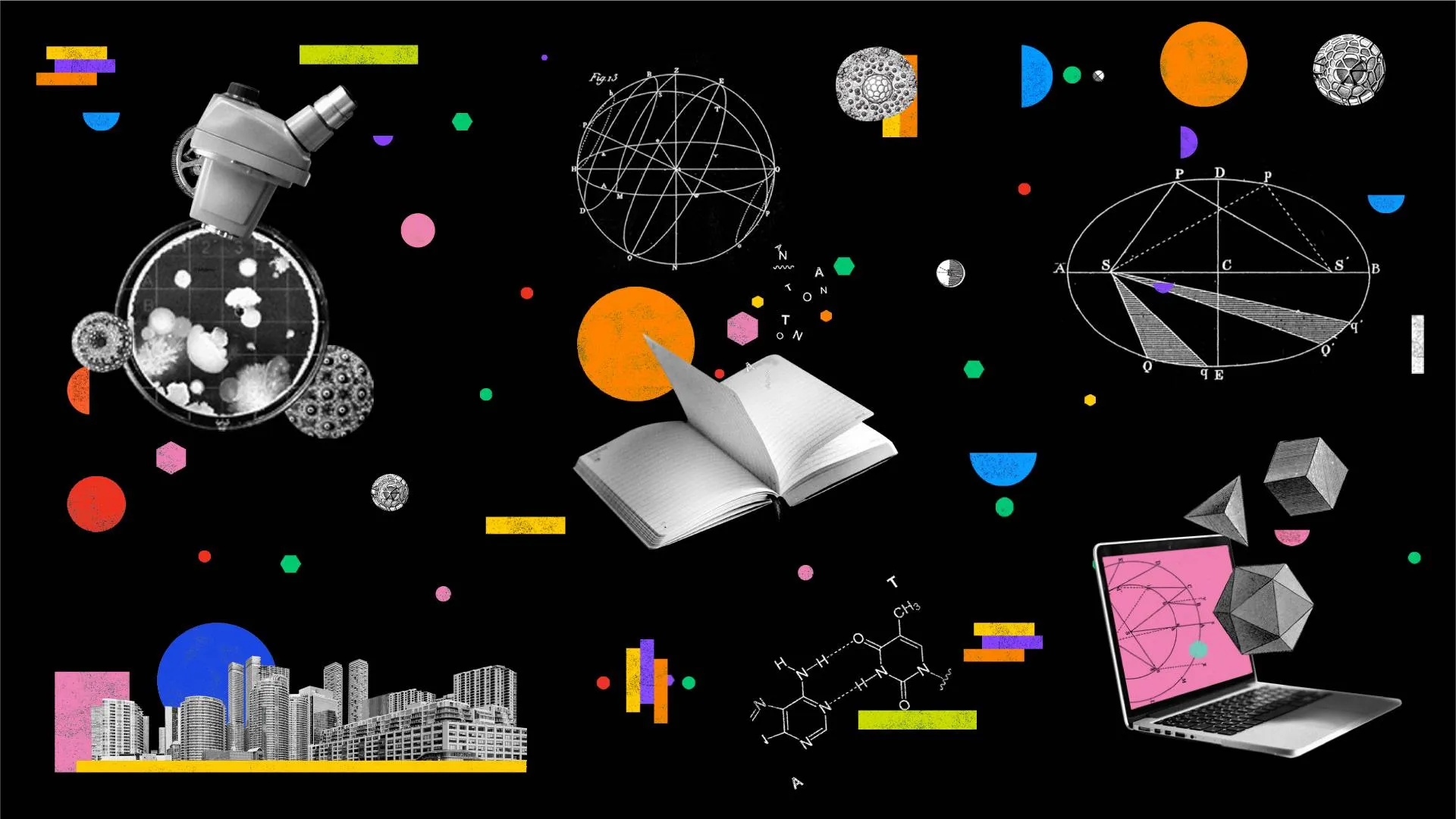 Ilustraciones de TecScience del Tec de Monterrey