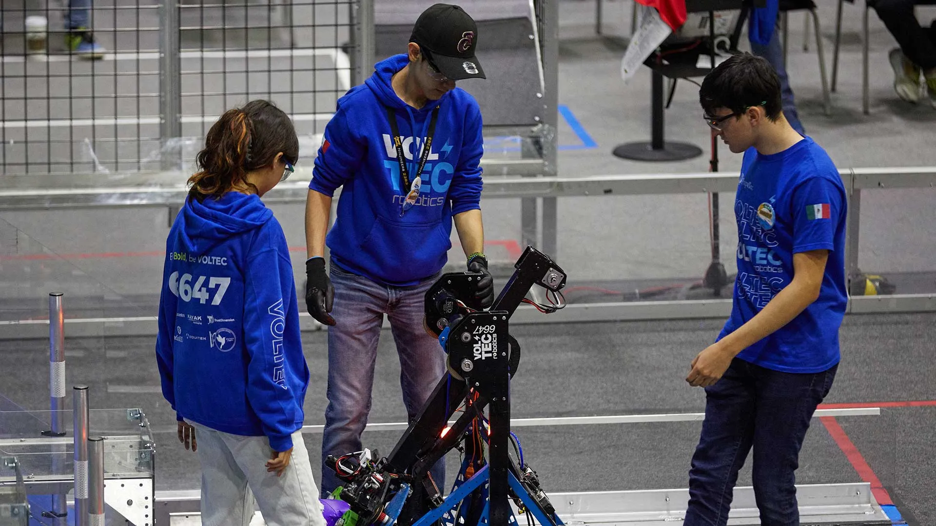 Voltec equipo de robótoca de la PrepaTec Eugenio Garza Lagüera obtivo el pase al mundial de FIRST