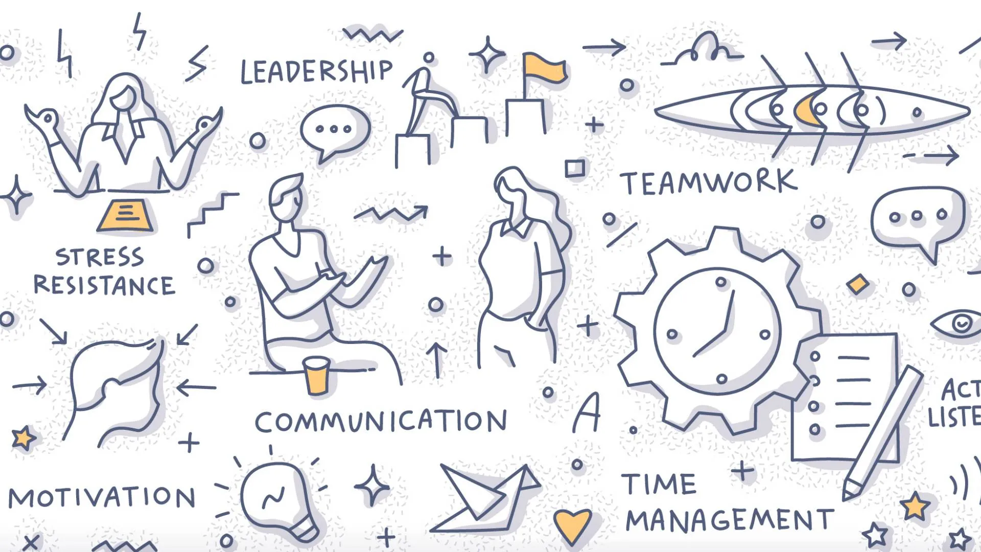 Ilustración de soft skills 