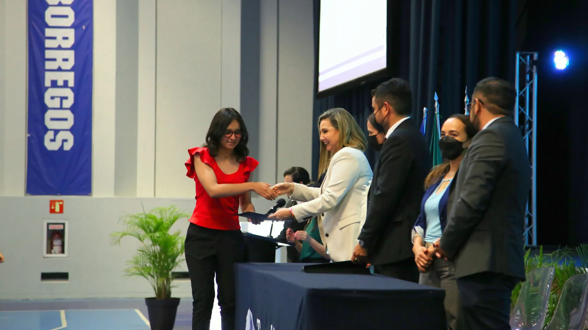 Camila Cuevas en evento B-Honored.