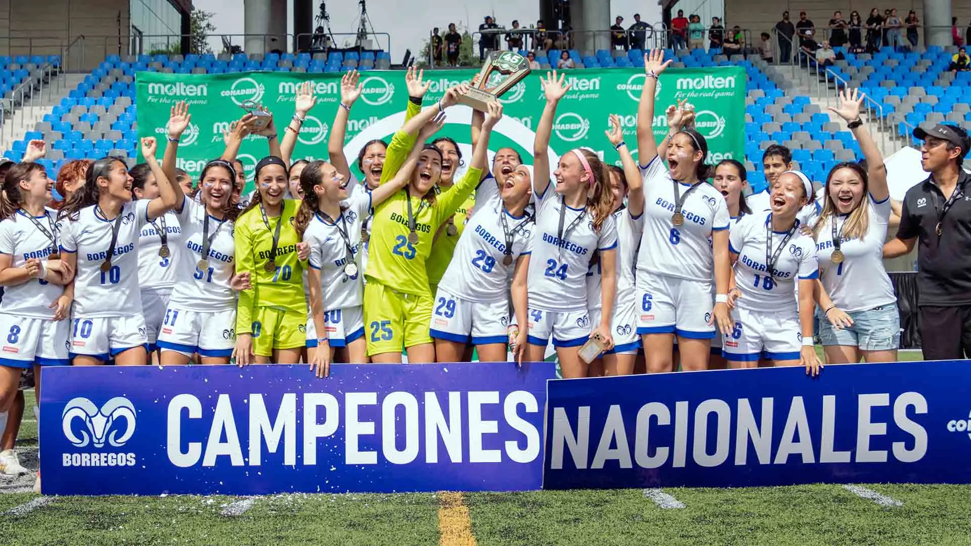 ¡Tricampeonas! Borregos de PrepaTec MTY Femenil ganan en futbol soccer