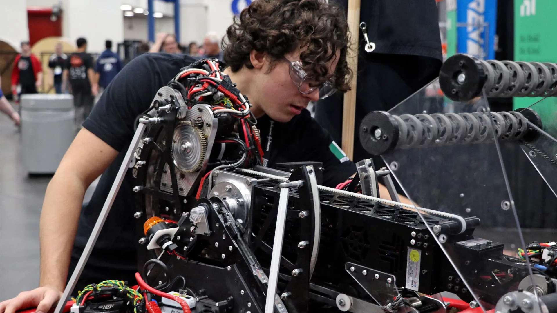 Patricio Gutiérrez fue driver del equipo Botbusters en el FIRST Championship 2023.