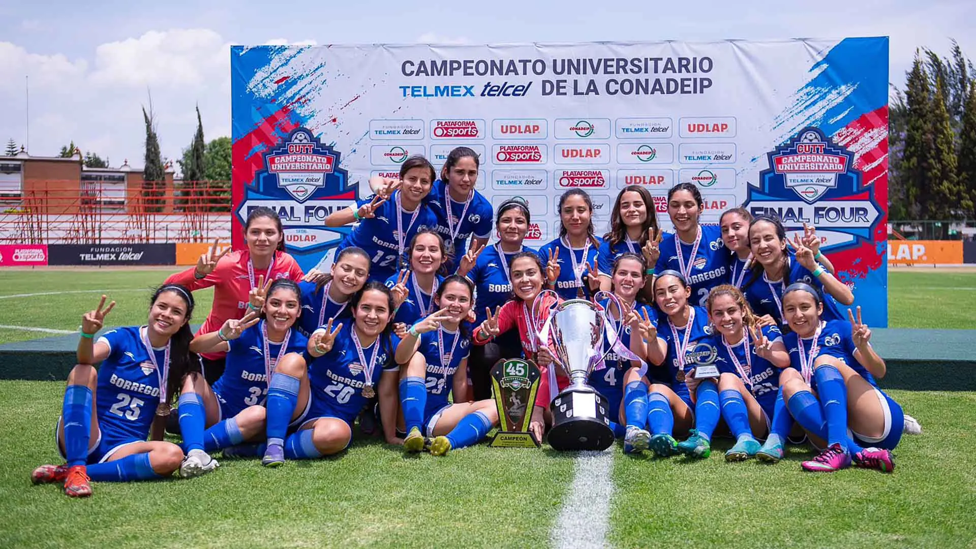 Borregos MTY Femenil ¡bicampeonas de soccer!