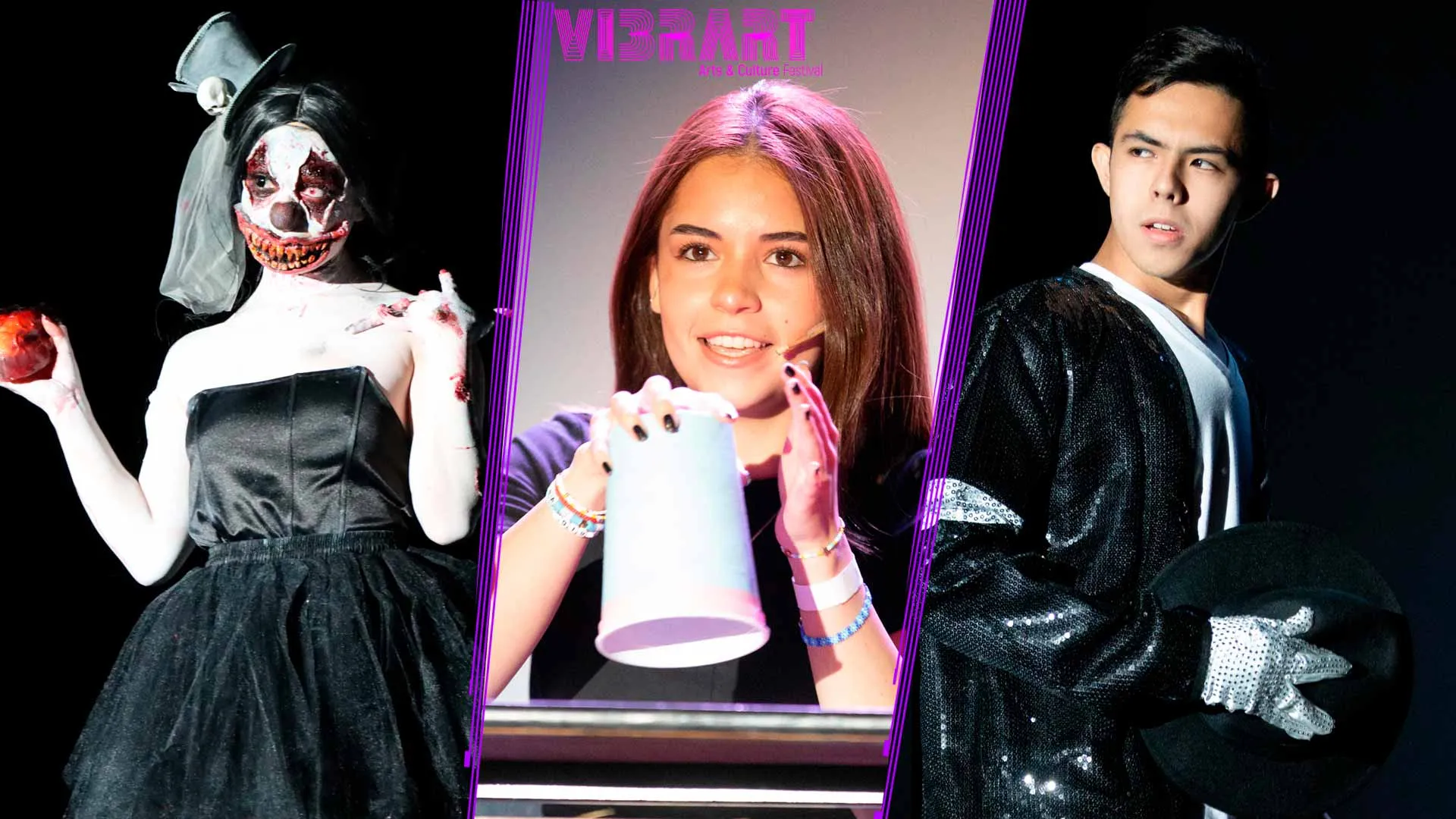 Alumnos ganan concurso Tec Talent en VibArt, festival de arte y cultura del Tec.